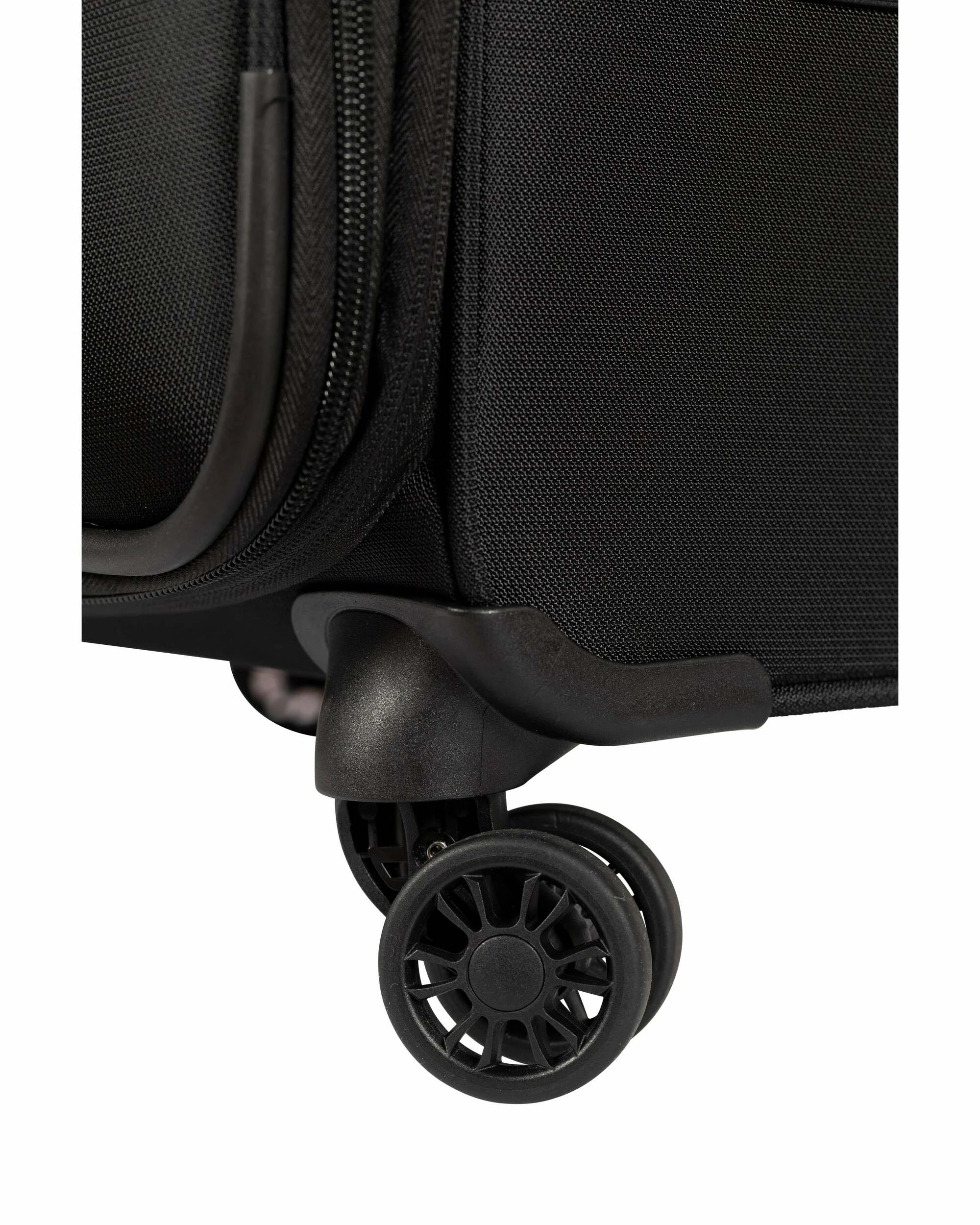 4 Delphin Softside Carry-On Spinner Suitcase - 56cm - Black - Black, 4 of 4
