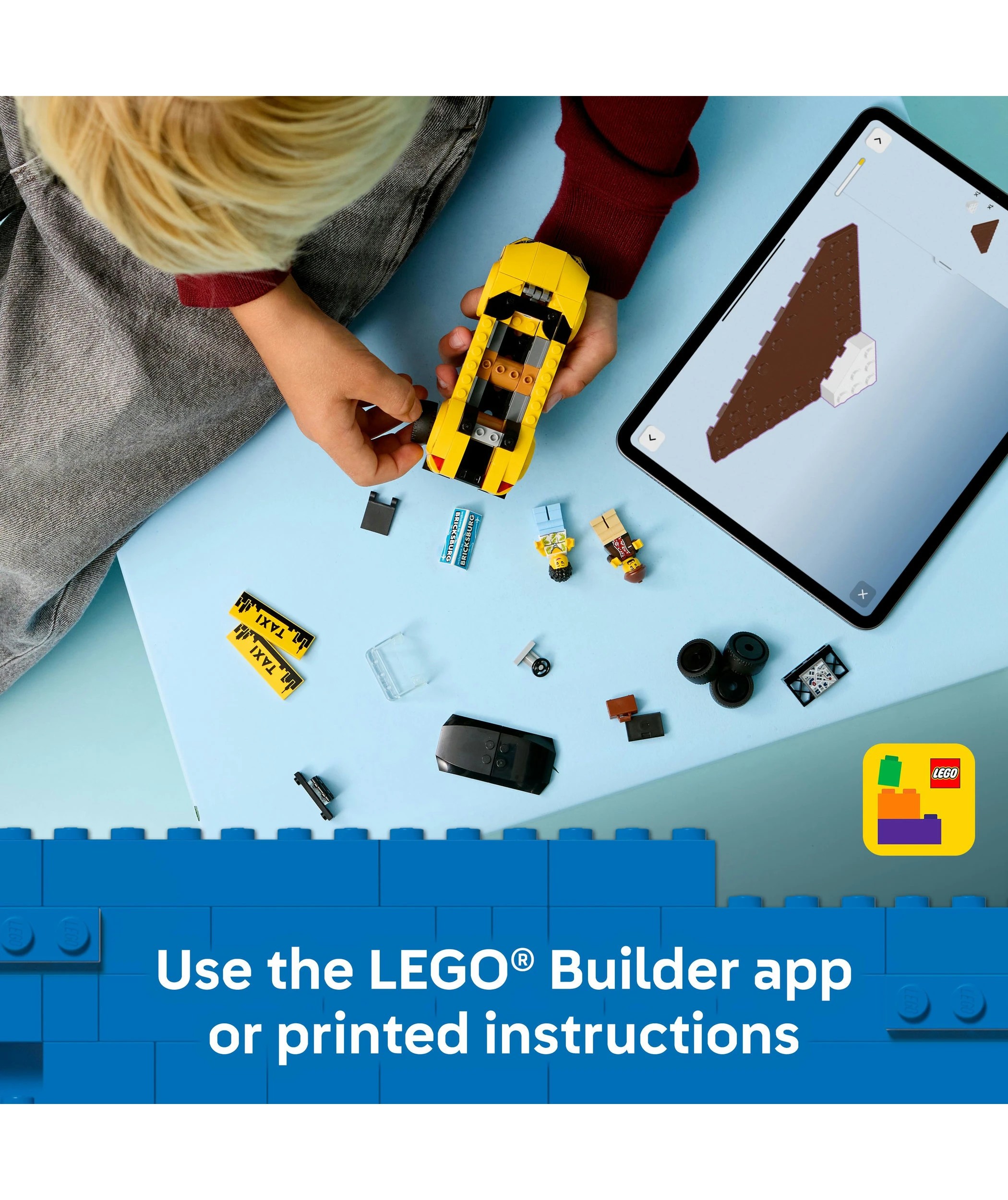 7 LEGO City Yellow Taxi 60487, 7 of 10