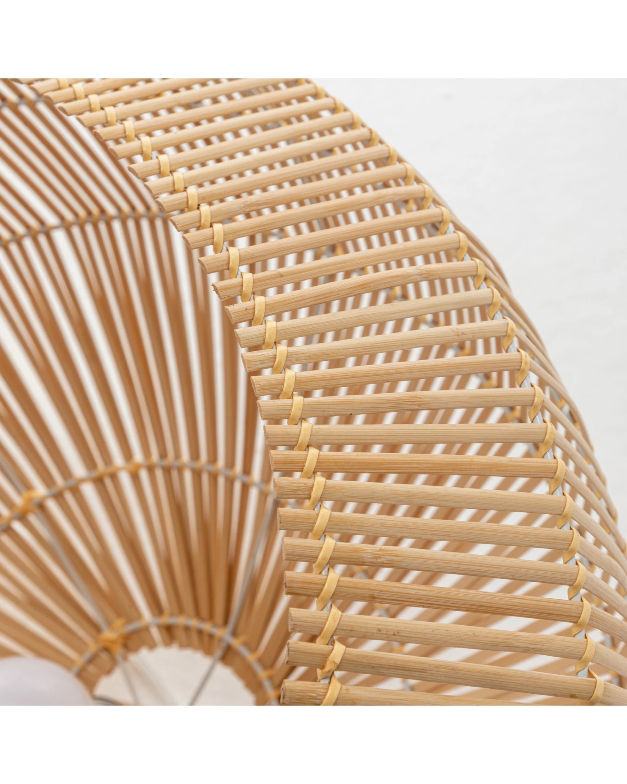 2 BR Home Solara Sphere Hand-Woven Bamboo Cage Pendant Lamp Light, 2 of 6