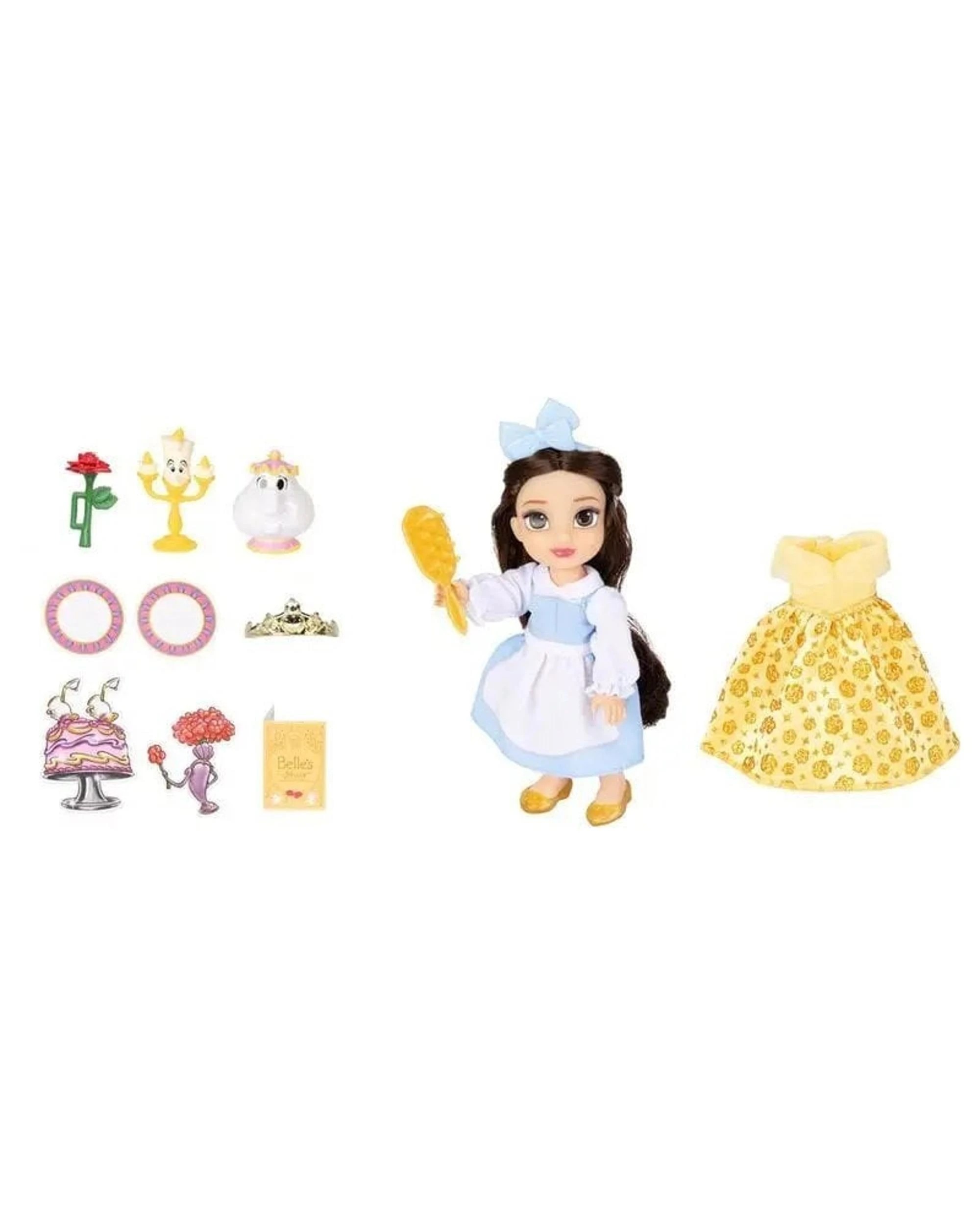 5 Disney Beauty and the Beast Princess Belle Be Our Guest Doll, 5 of 5