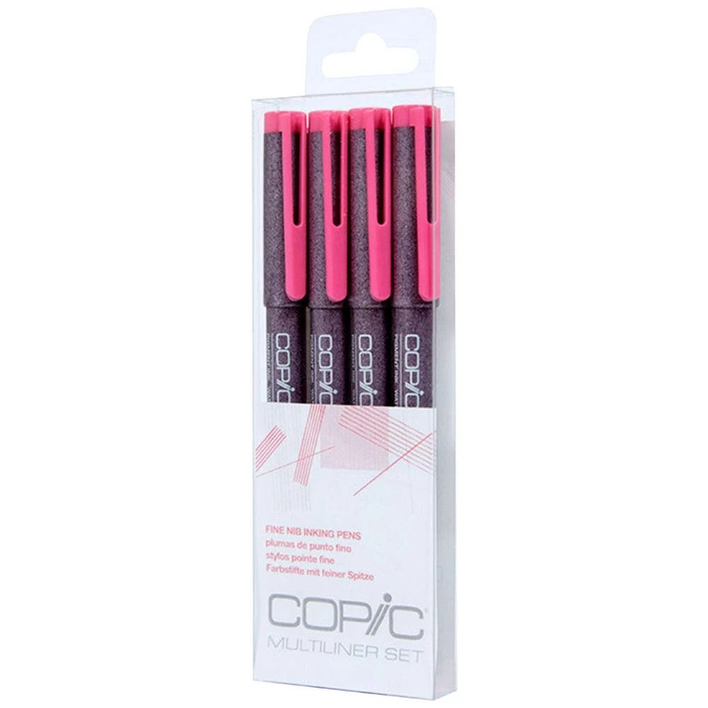 1 Copic Multiliner Marker Assorted Pink 4 Pack, 1 of 2