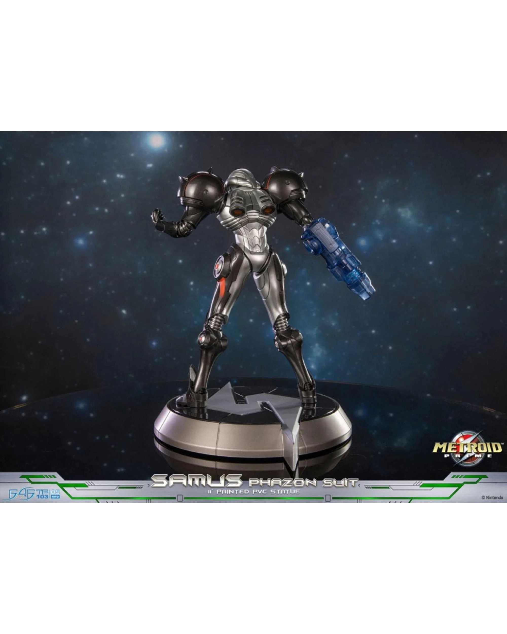 6 Metroid Prime Samus Phazon Suit PVC Statue, 6 of 9