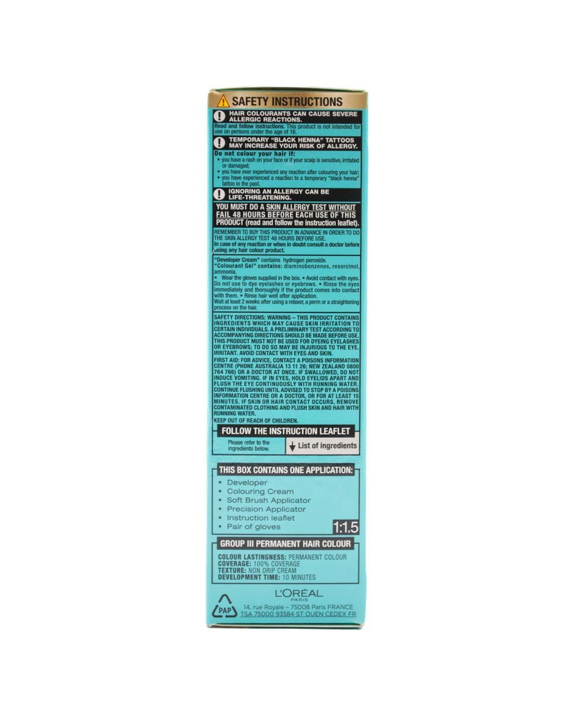 4 Loreal 3PK Paris Magic Retouch Permanent Hair Colour Light - Brown, 4 of 5