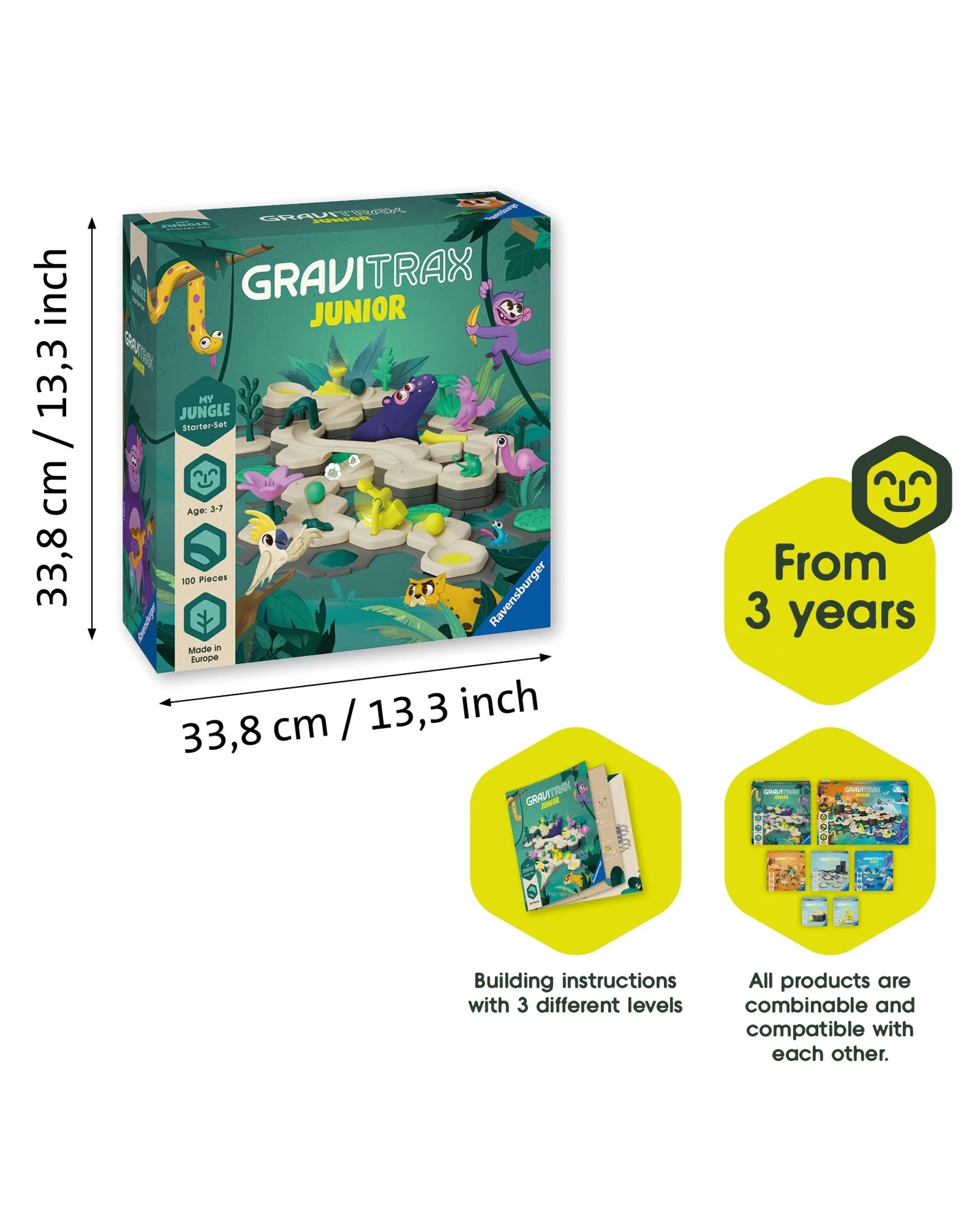 4 Ravensburger Gravitrax My Jungle Large Starter Set, 4 of 7
