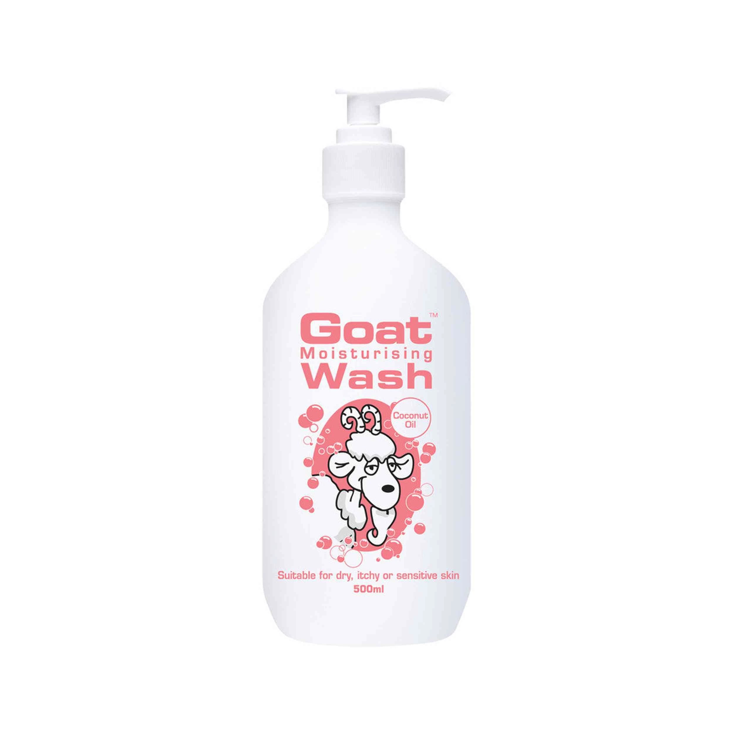 1 Goat Range Goat Moisturising Wash Coconut 500ml, 1 of 2