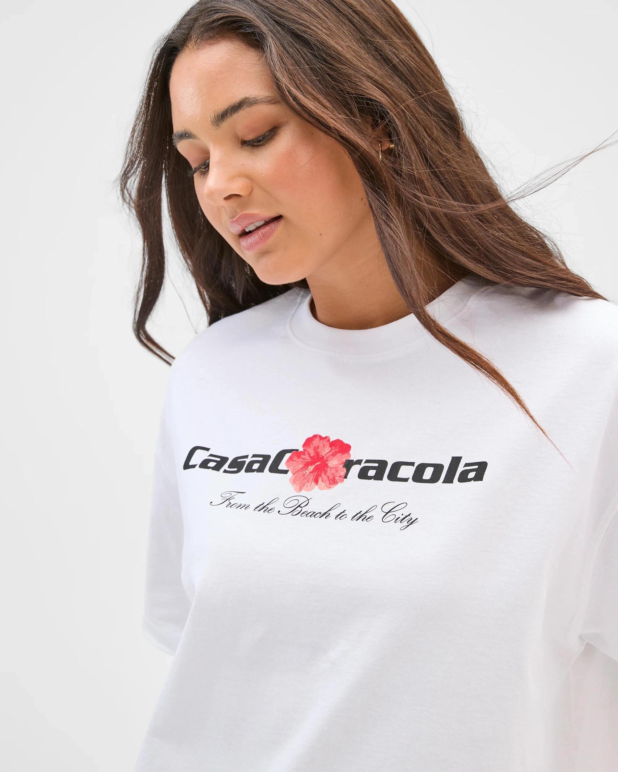 5 Lily Loves Australian Cotton Oversized Printed T-Shirt CASA CARACOLA, 5 of 7