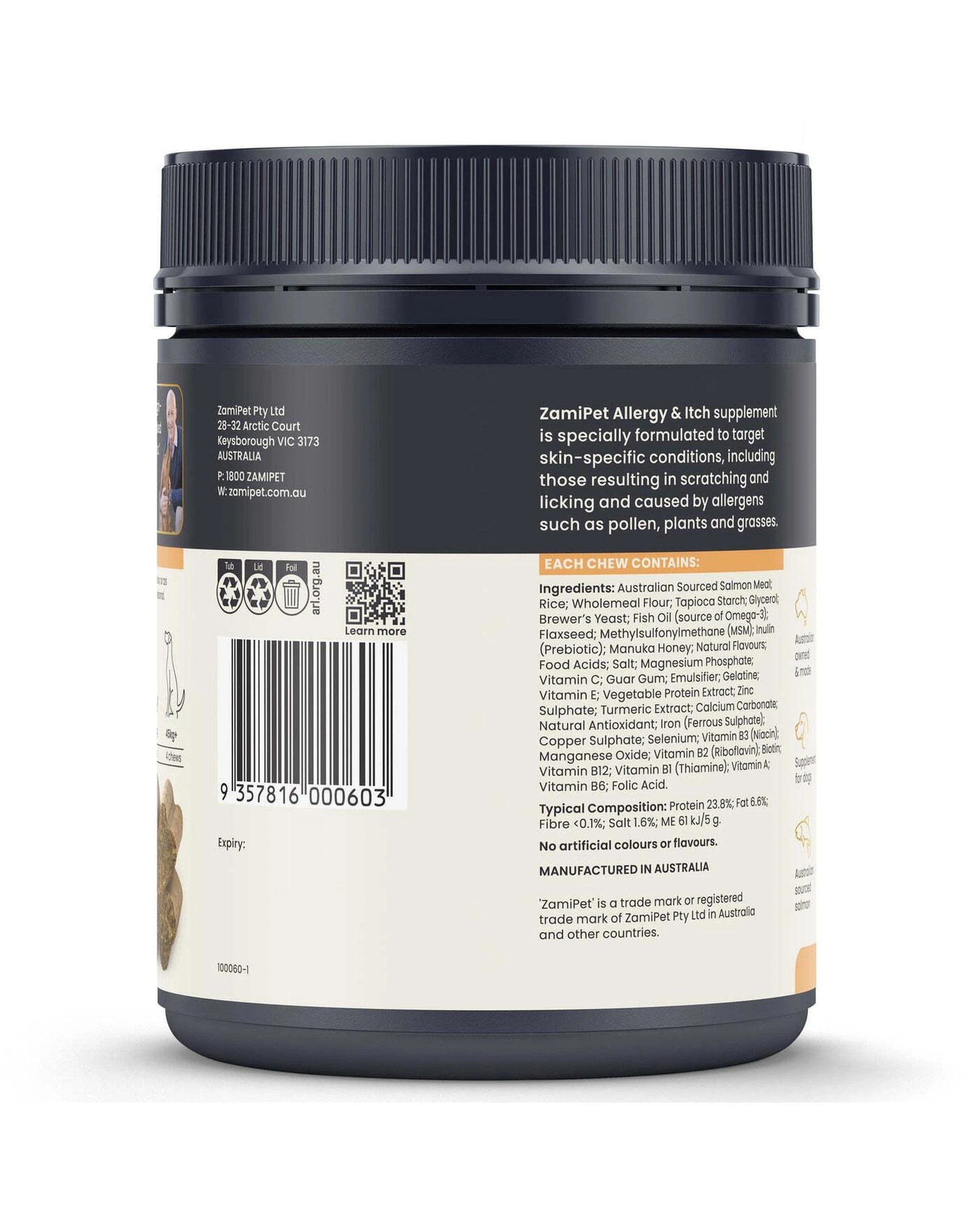 3 Zamipet Allergy & Itch Supplement For Dogs (60 Chews), 3 of 8