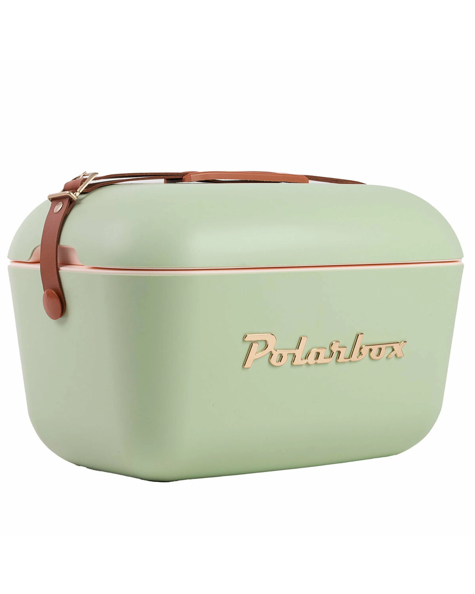 1 Polarbox Gold Logo 20L Cooler Sage, 1 of 4