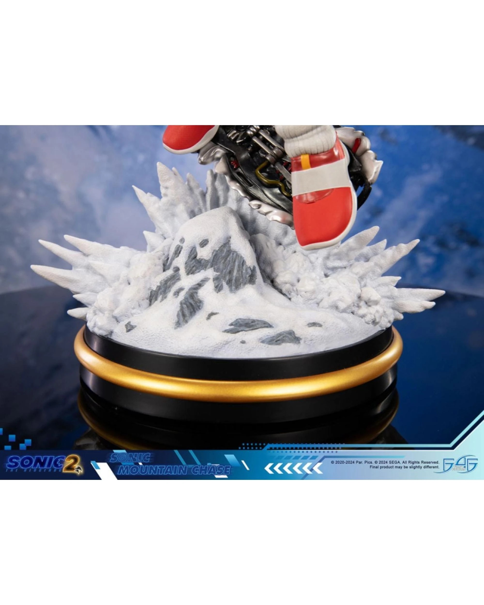 8 Sonic the Headgehog 2 Sonic Mountain Chase Statue, 8 of 8