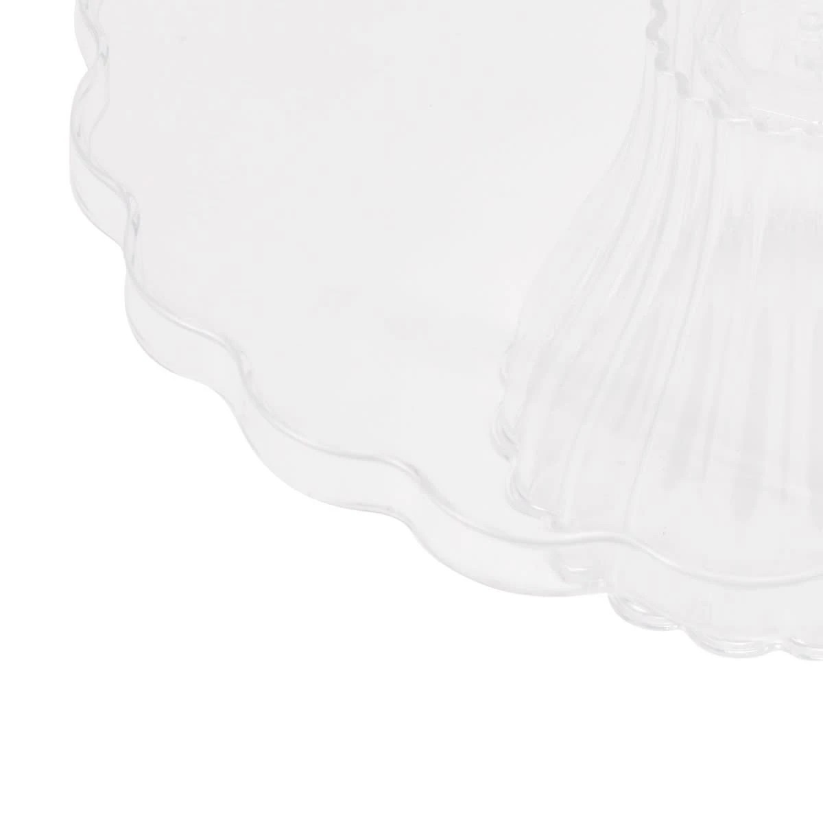 3 Scalloped Cake Stand, 3 of 5