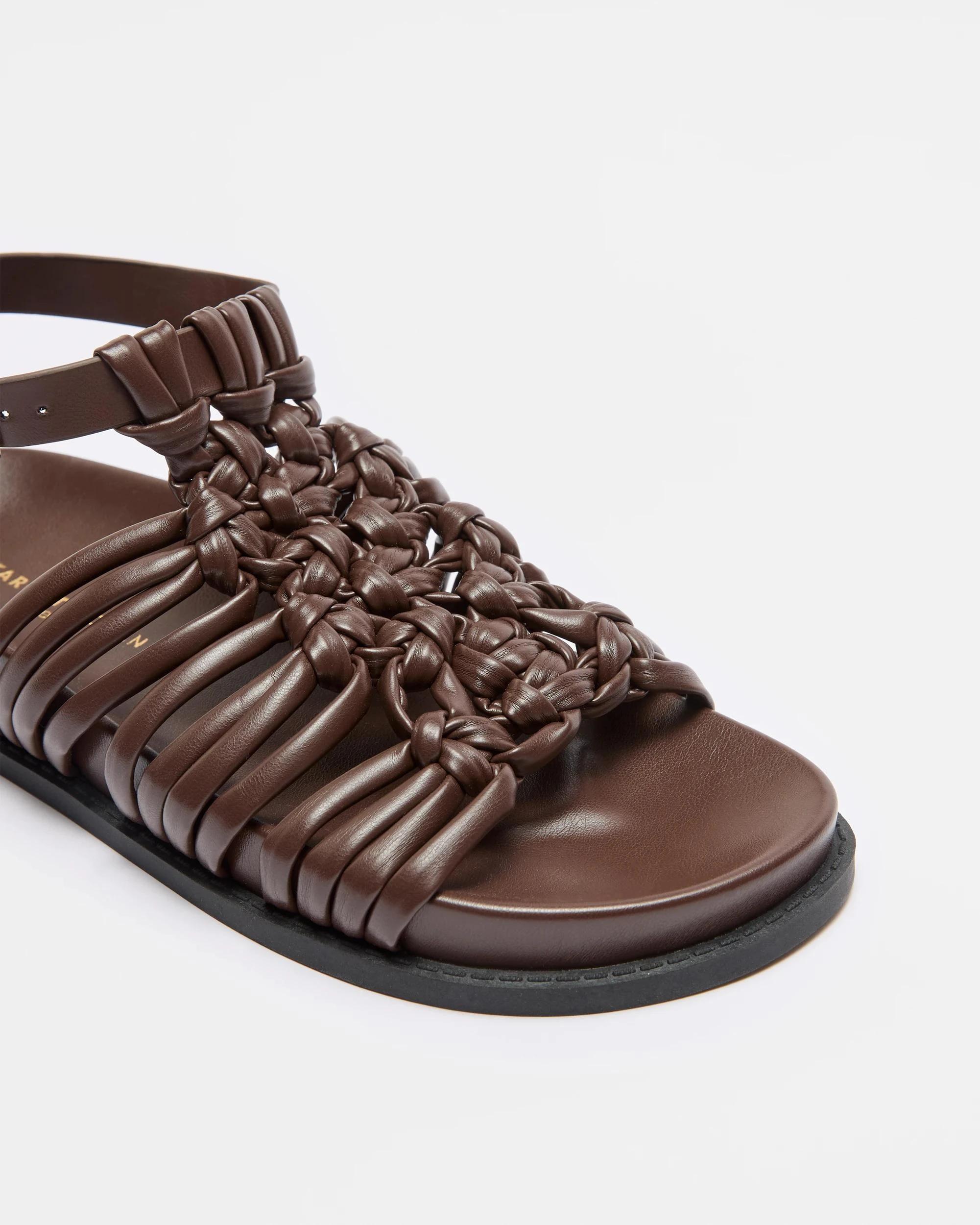 2 Target Womens Knotted Ankle Strap Sandal - Cora CHOCOLATE, 2 of 4