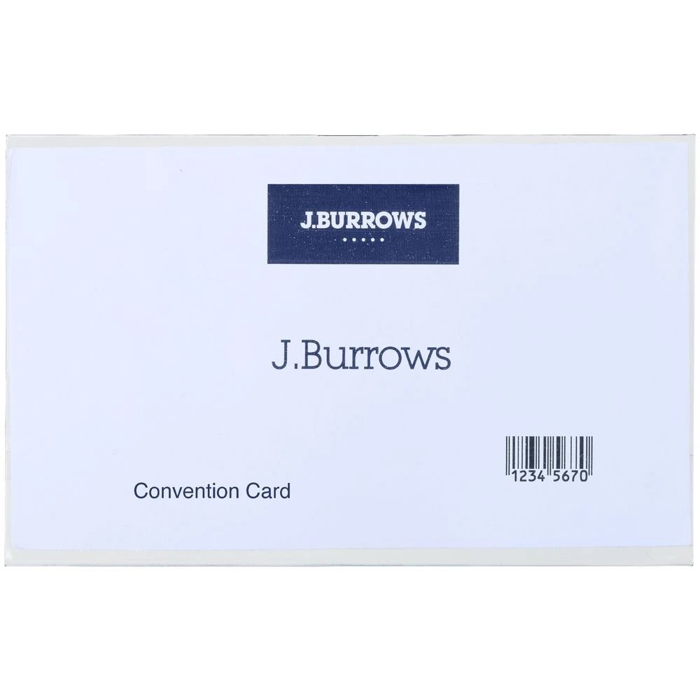 4 J.Burrows Pin & Clip Convention Card Holders 50 Pack, 4 of 5