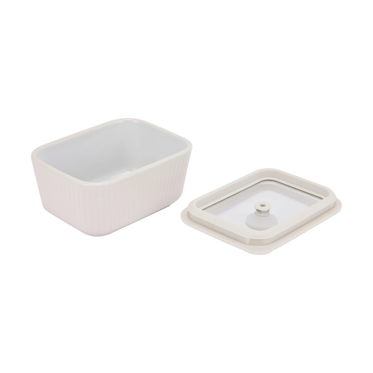 3 500ml Porcelain Container with Glass Lid, 3 of 4