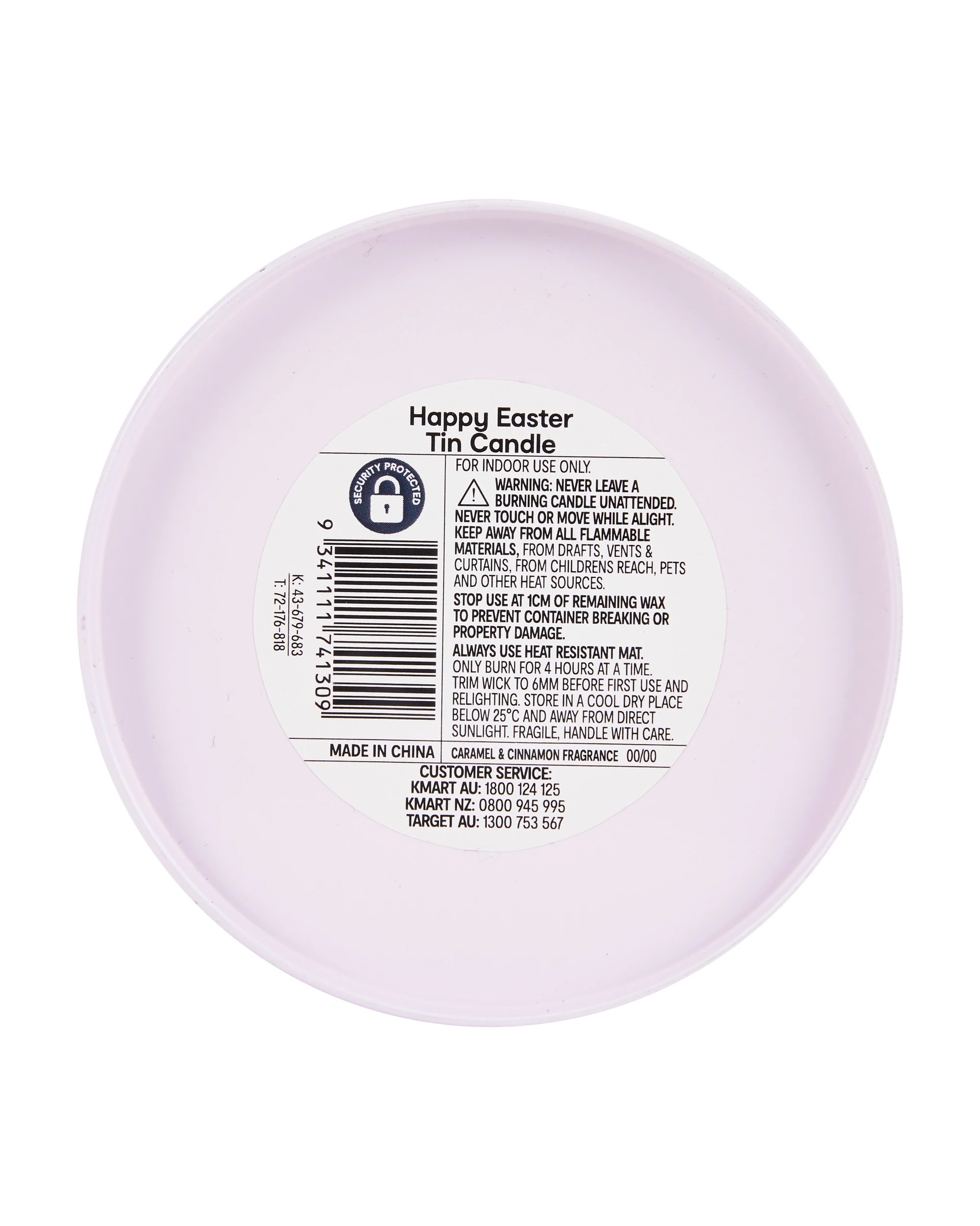 5 Happy Easter Tin Candle, 5 of 5