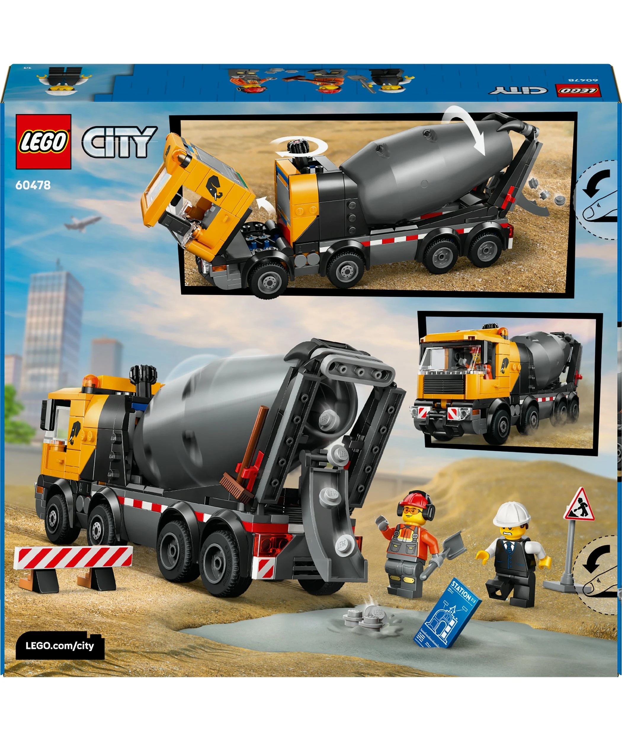 10 LEGO City Cement Mixer 60478, 10 of 10