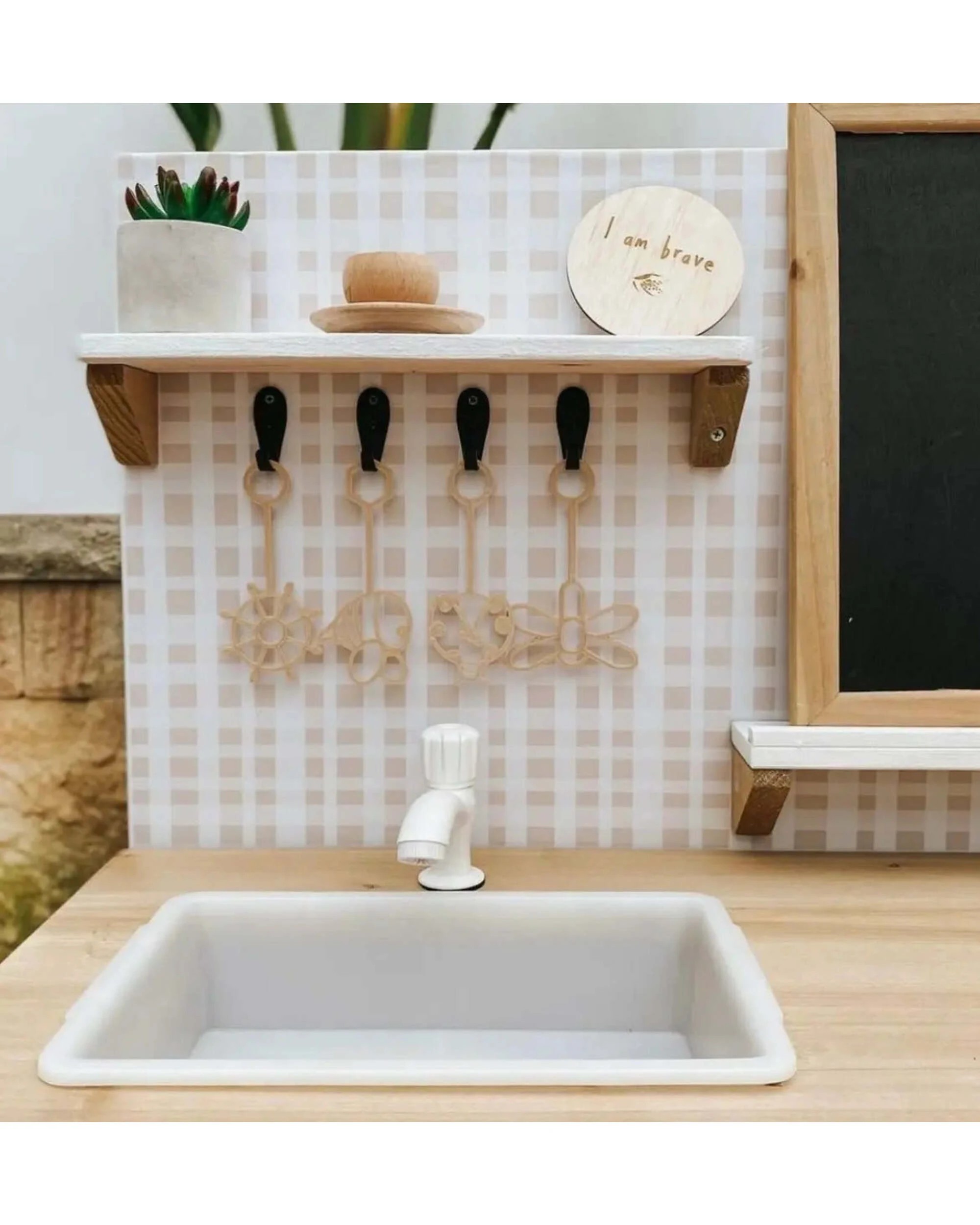 6 Hide & Seek Kids Mud Kitchen Danny - Compact Play Kitchen, 6 of 7