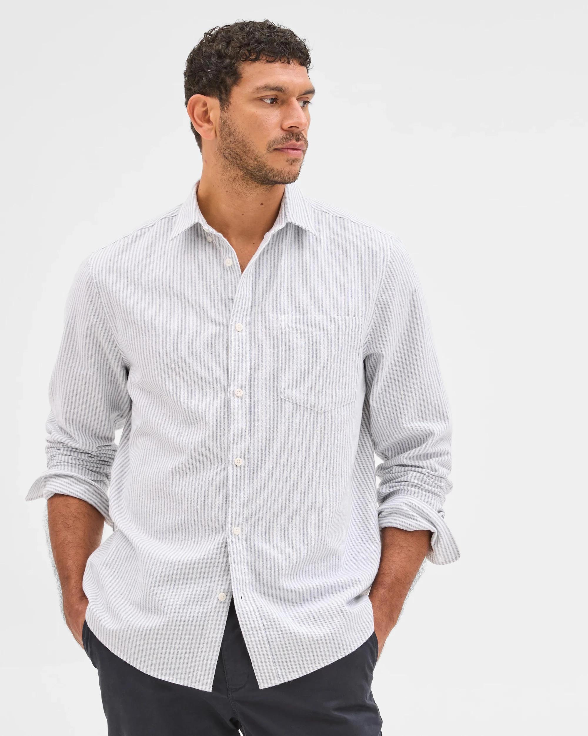 1 Target Man Australian Cotton Blend Brushed Oxford Shirt , 1 of 6