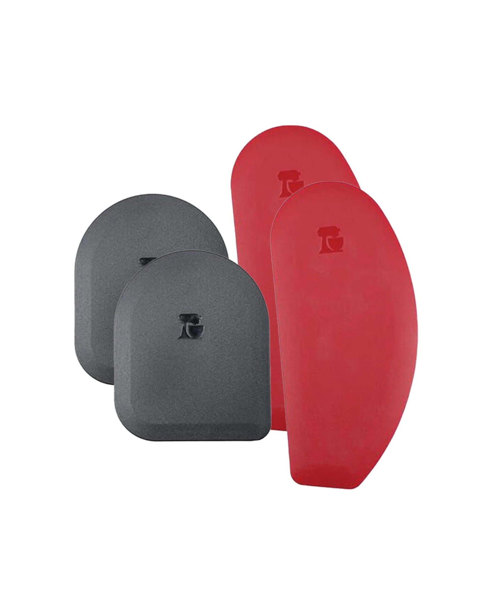 1 KitchenAid 2x 2pc Curved Edge Silicone Bowl Pot Scraper Set Utensil - Multi, 1 of 6