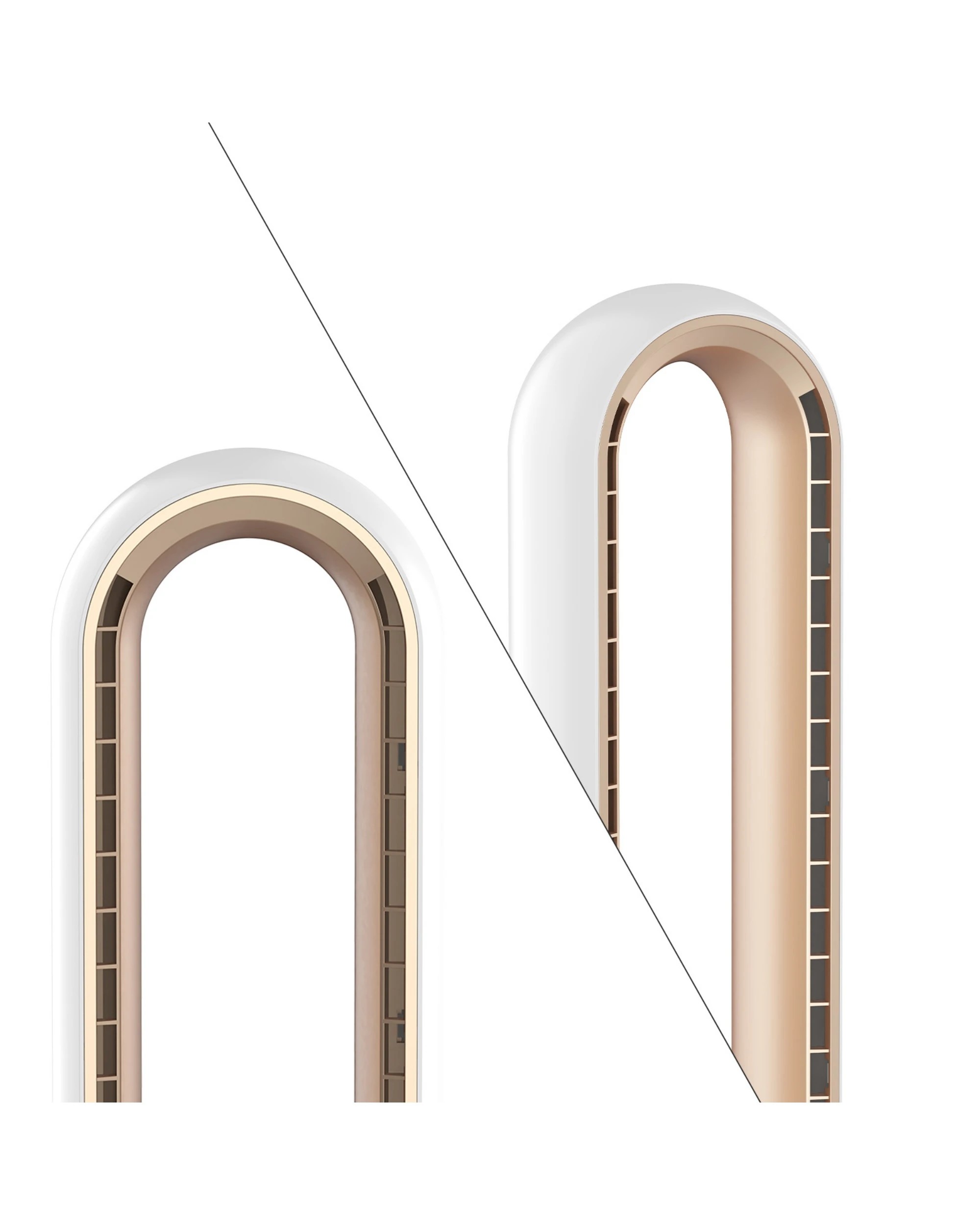 5 Advwin Bladeless Tower Fan,Touch Screen, 26 ft/s Air Circulator Fan [New Model 20% Air Flow Up], 5 of 8