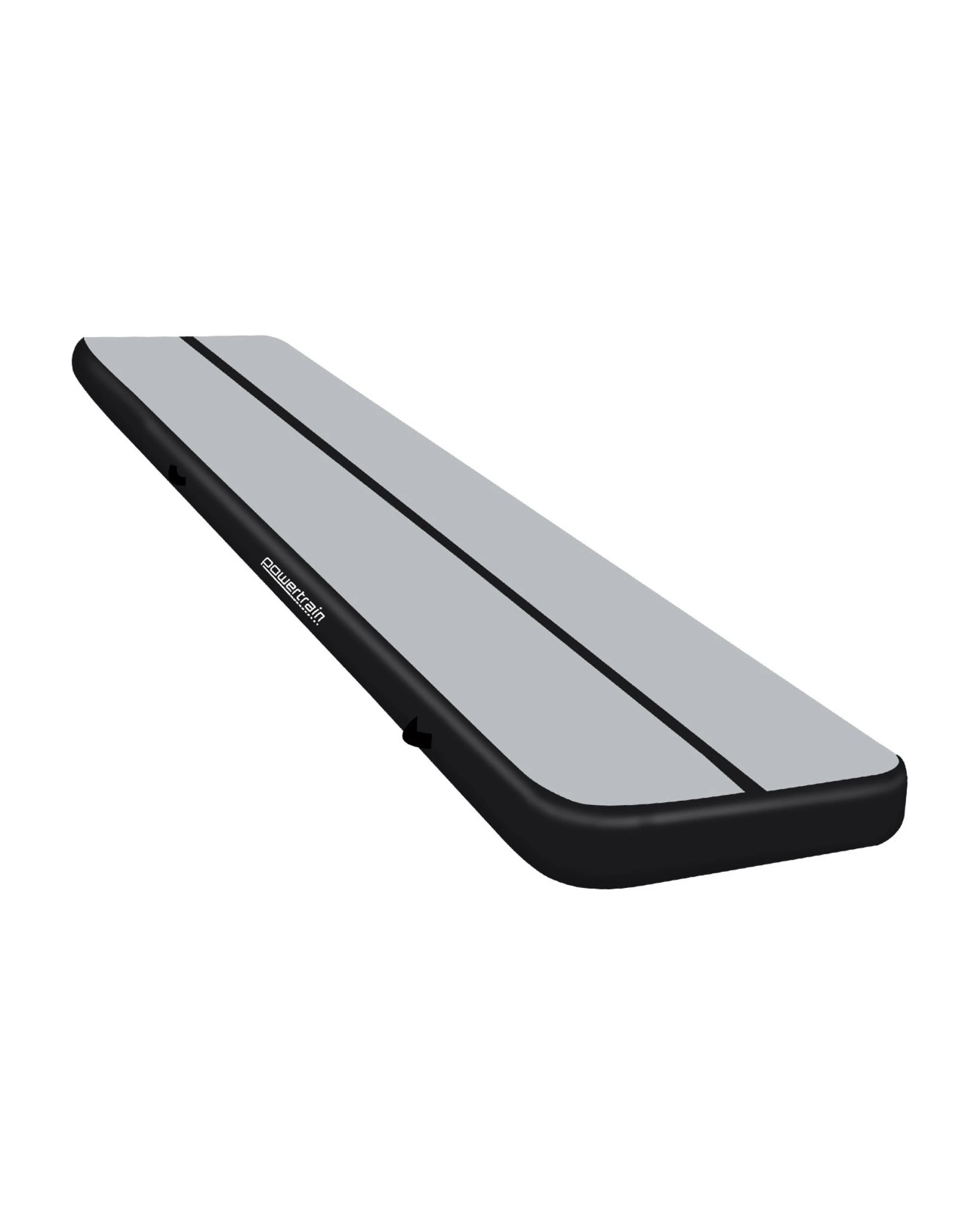1 Powertrain Sports 7m x 1m AirTrack Inflatable Tumbling Mat 20cm Thick - Grey, 1 of 8