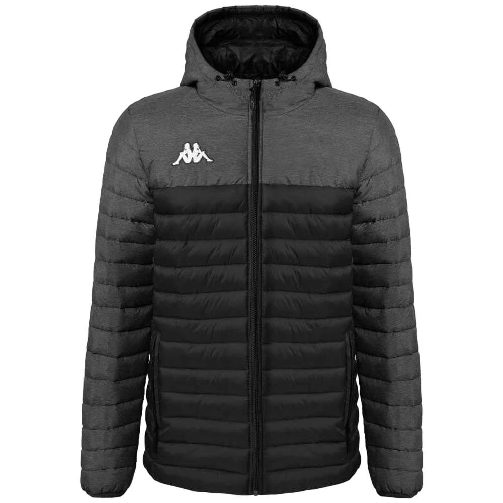 2 Kappa Mens Training Lamezio Black/ Grey Peformance Jacket BLACK/GREY, 2 of 7