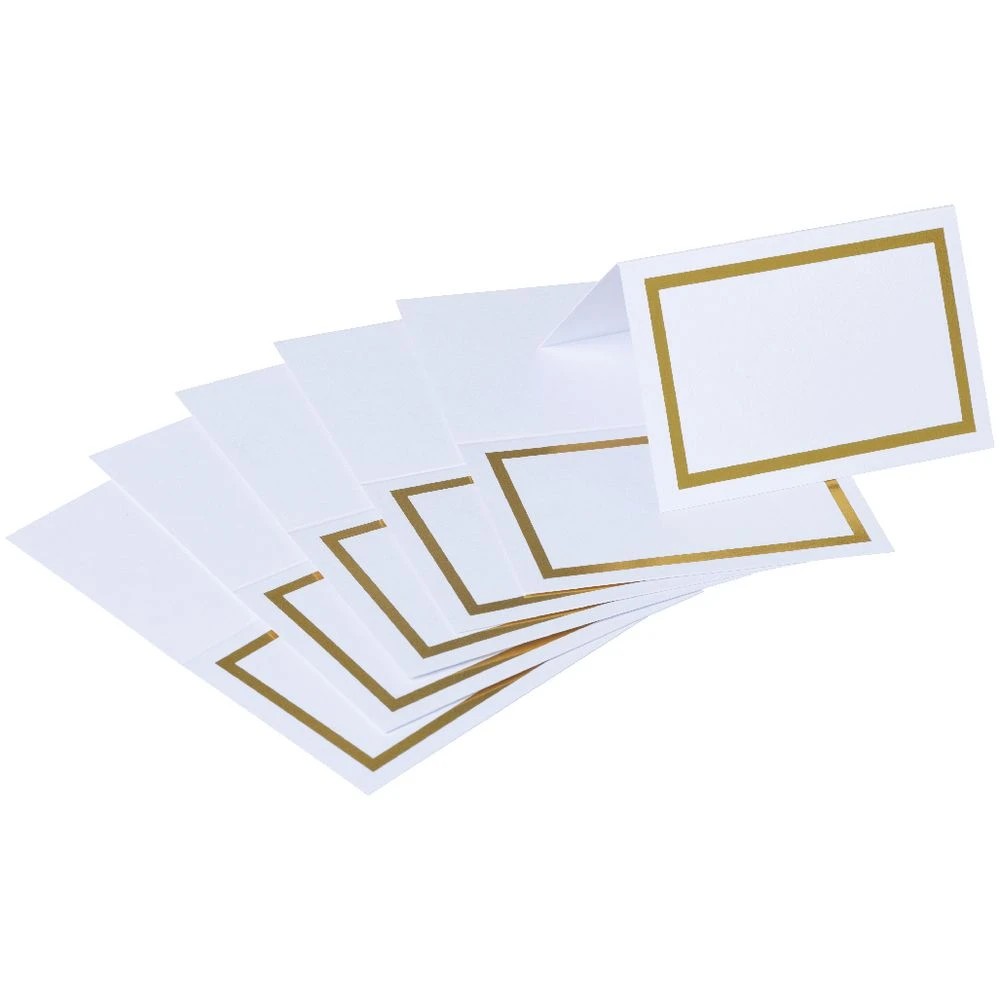 2 Born Place Card White with Gold Foil 20 Pack, 2 of 2