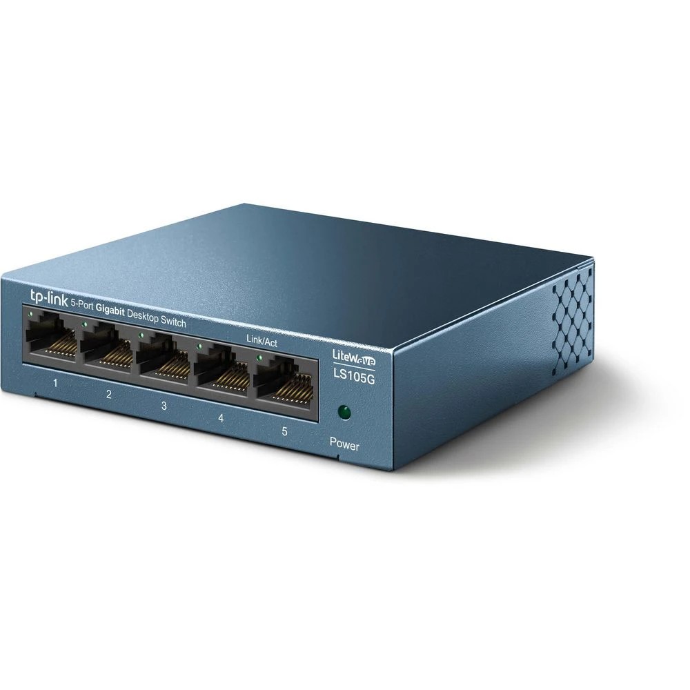 2 TP-Link LS105G 5-Port 10/100/1000Mbps Desktop Network Switch, 2 of 2