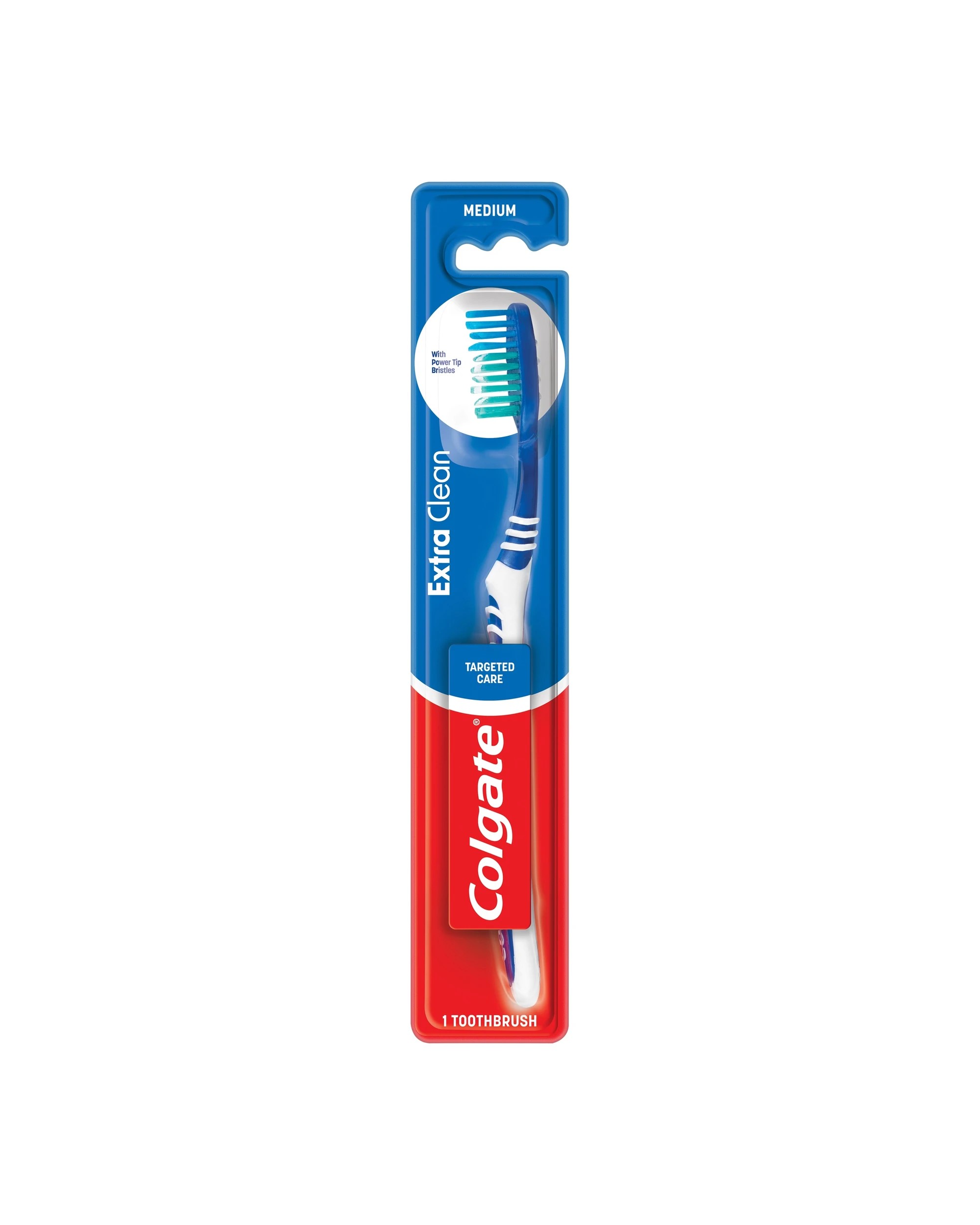 1 Colgate Extra Clean Medium Toothbrush -, 1 of 9