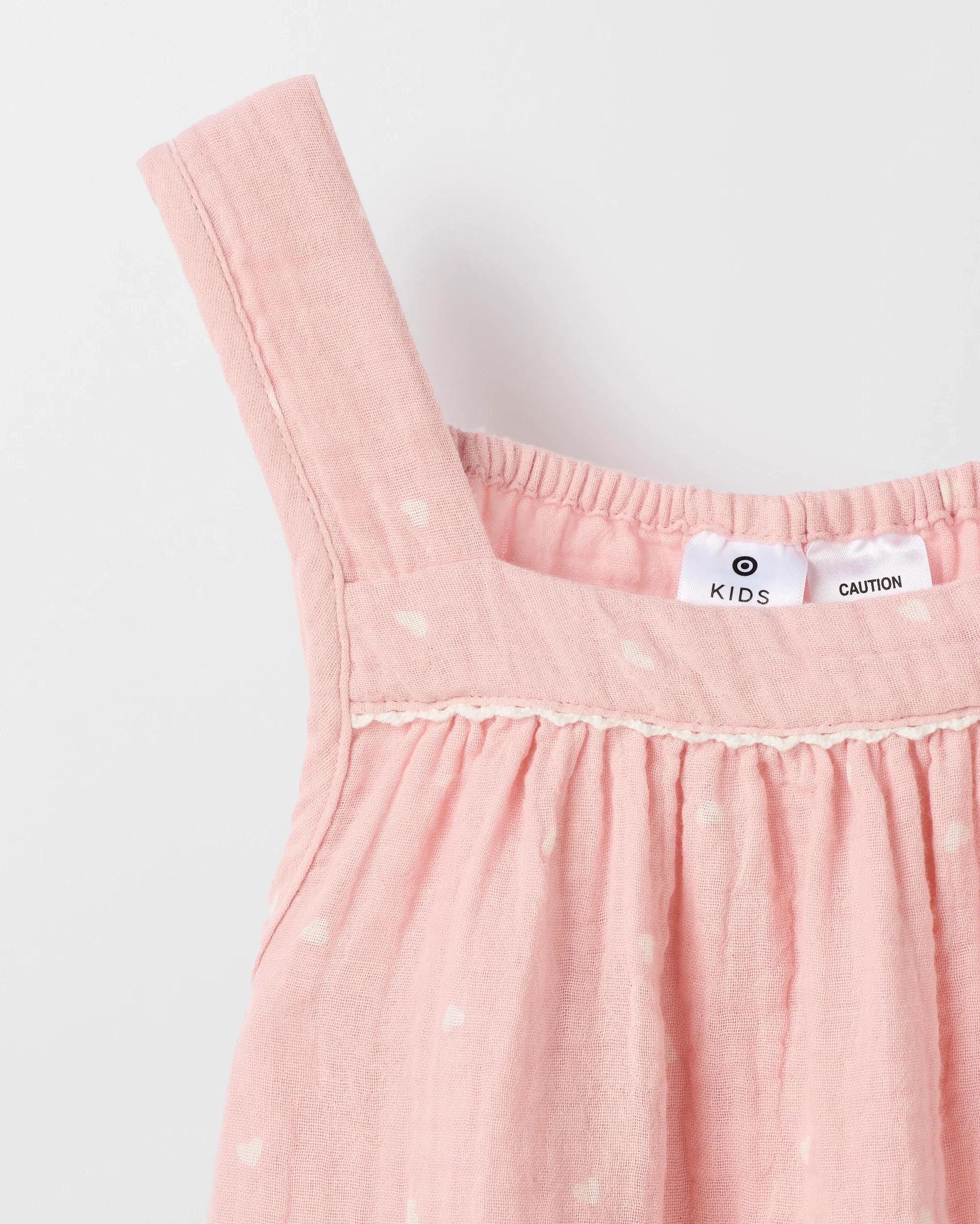 7 Target Australian Cotton Younger Girls Double Cloth Cami Short Pyjama Set HEART, 7 of 8