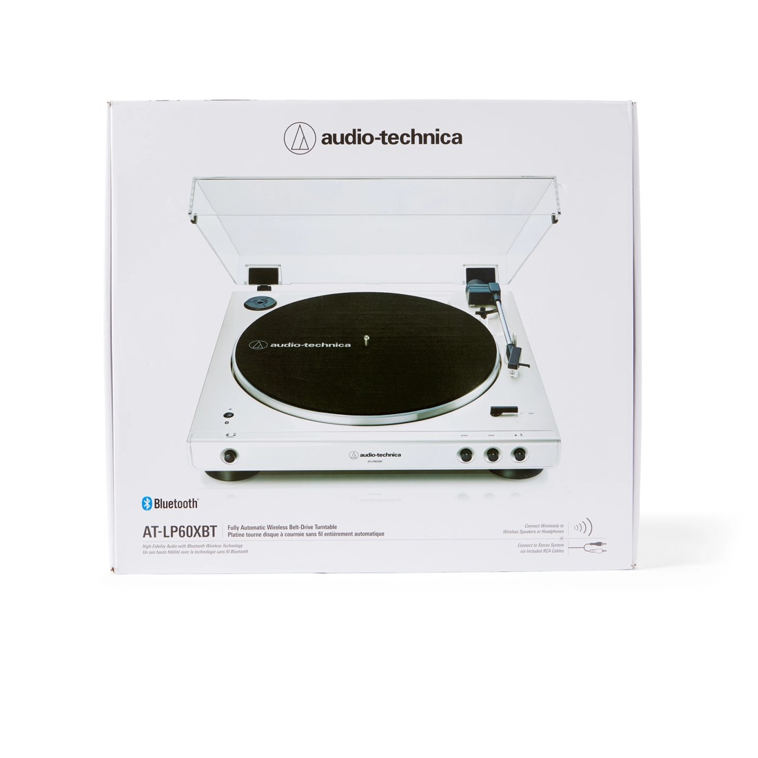 4 Audio-Technica Belt Drive Turntable with Bluetooth Connectivity - White, 4 of 11