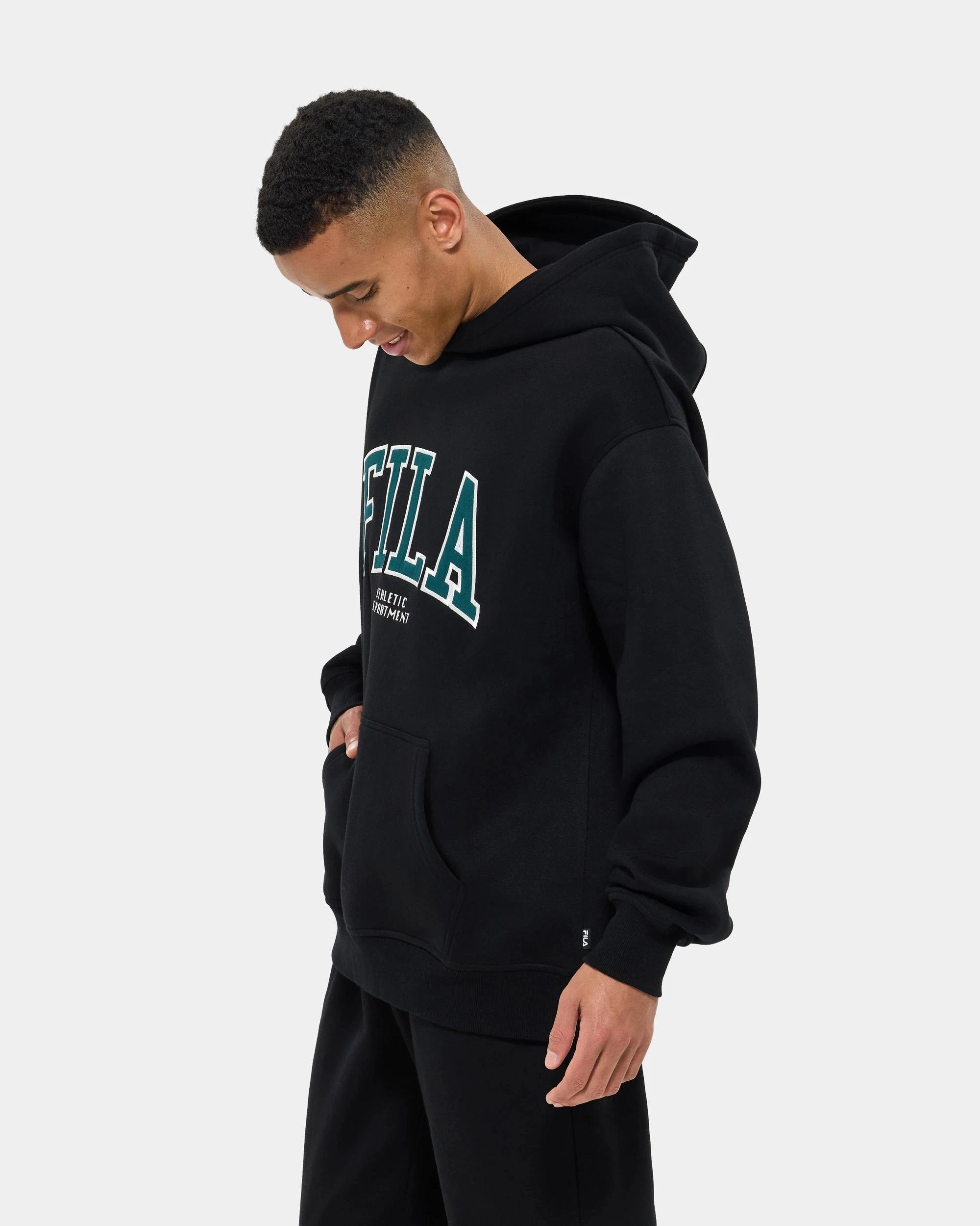 3 Fila Heavyweight Graphic Hoodie BLACK, 3 of 7