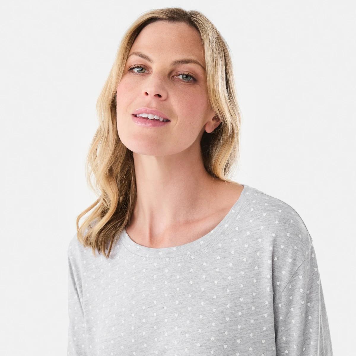 4 Long Sleeve Nightie Heart Dot, 4 of 7