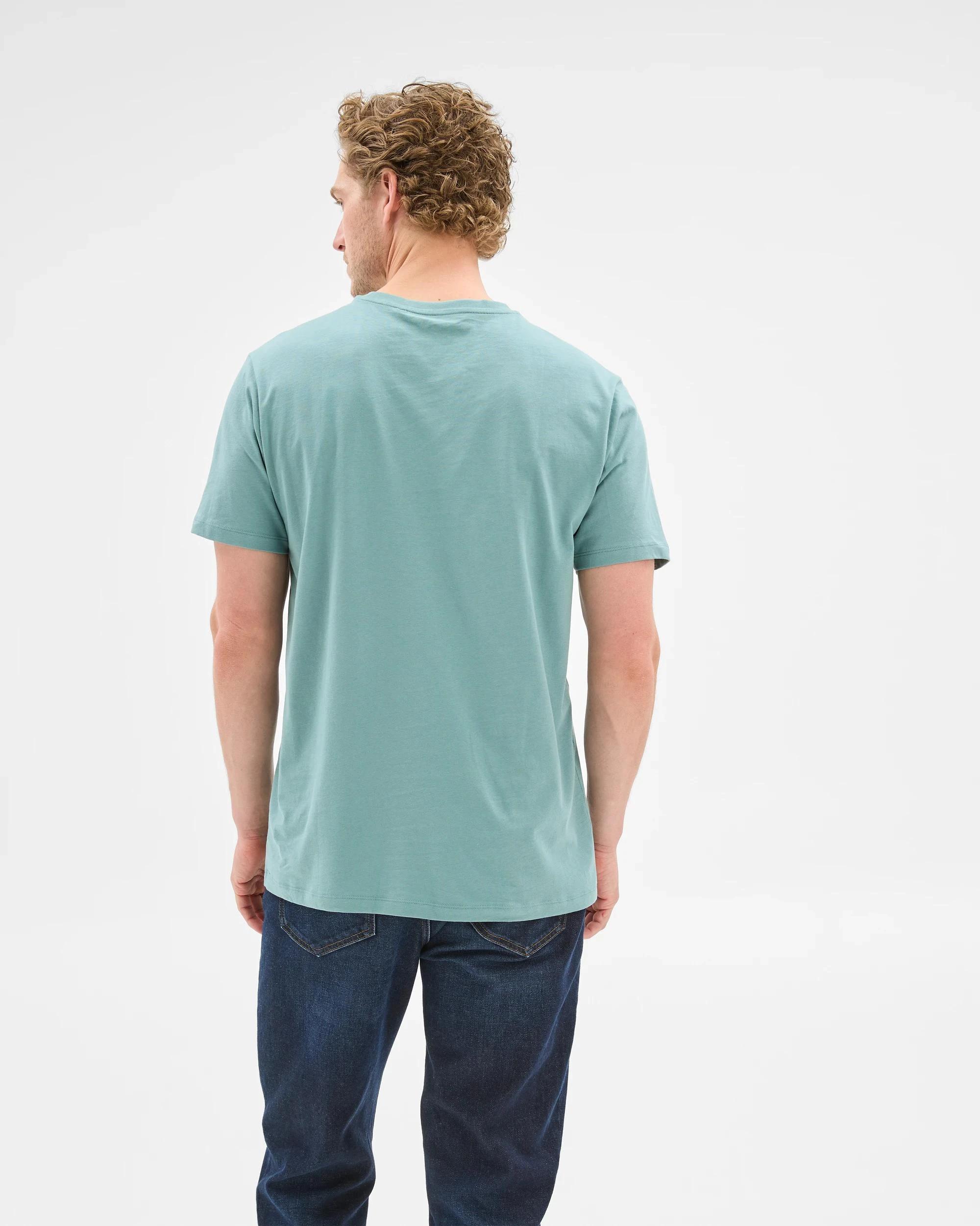 5 Target Australian Cotton Crew T-Shirt TEAL, 5 of 5