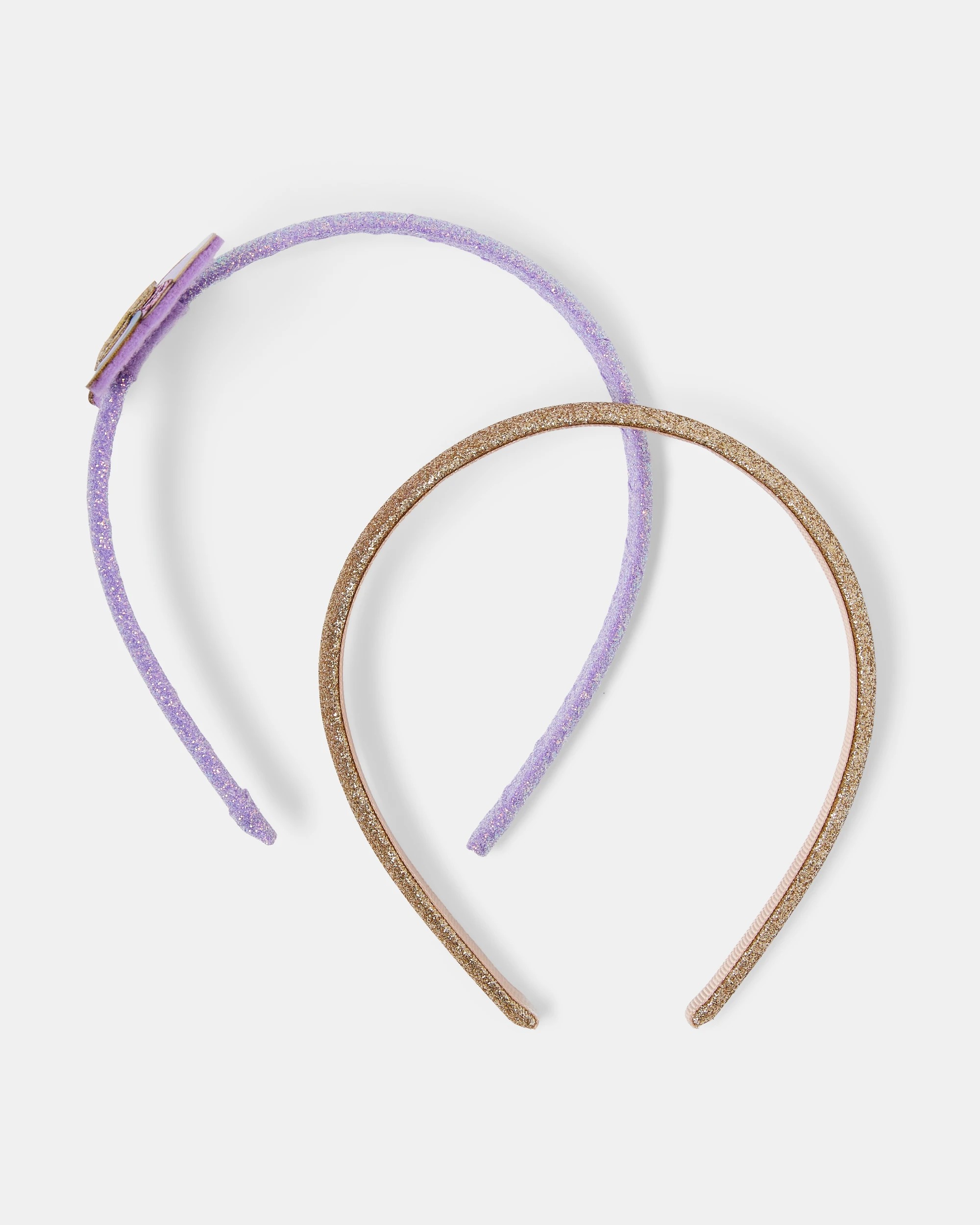 2 2 Pack Butterfly Headband - Purple and Gold Tone, 2 of 3