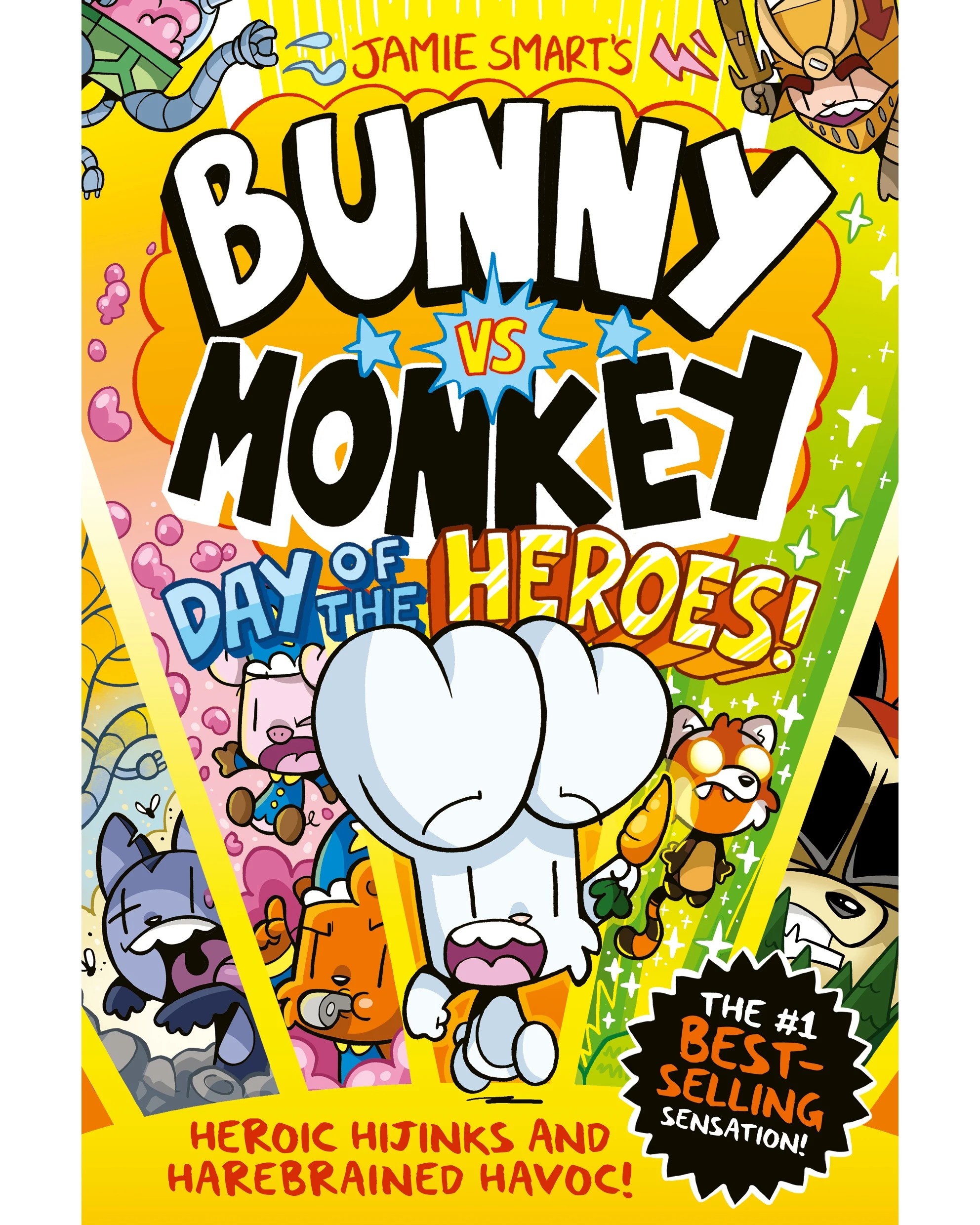 Bunny vs Monkey: Day of the Heroes! by Jamie Smart - Book - Kmart