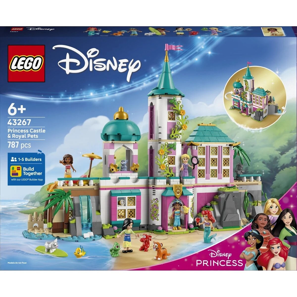 1 LEGO Disney Princess Castle & Royal Pets 43267, 1 of 9
