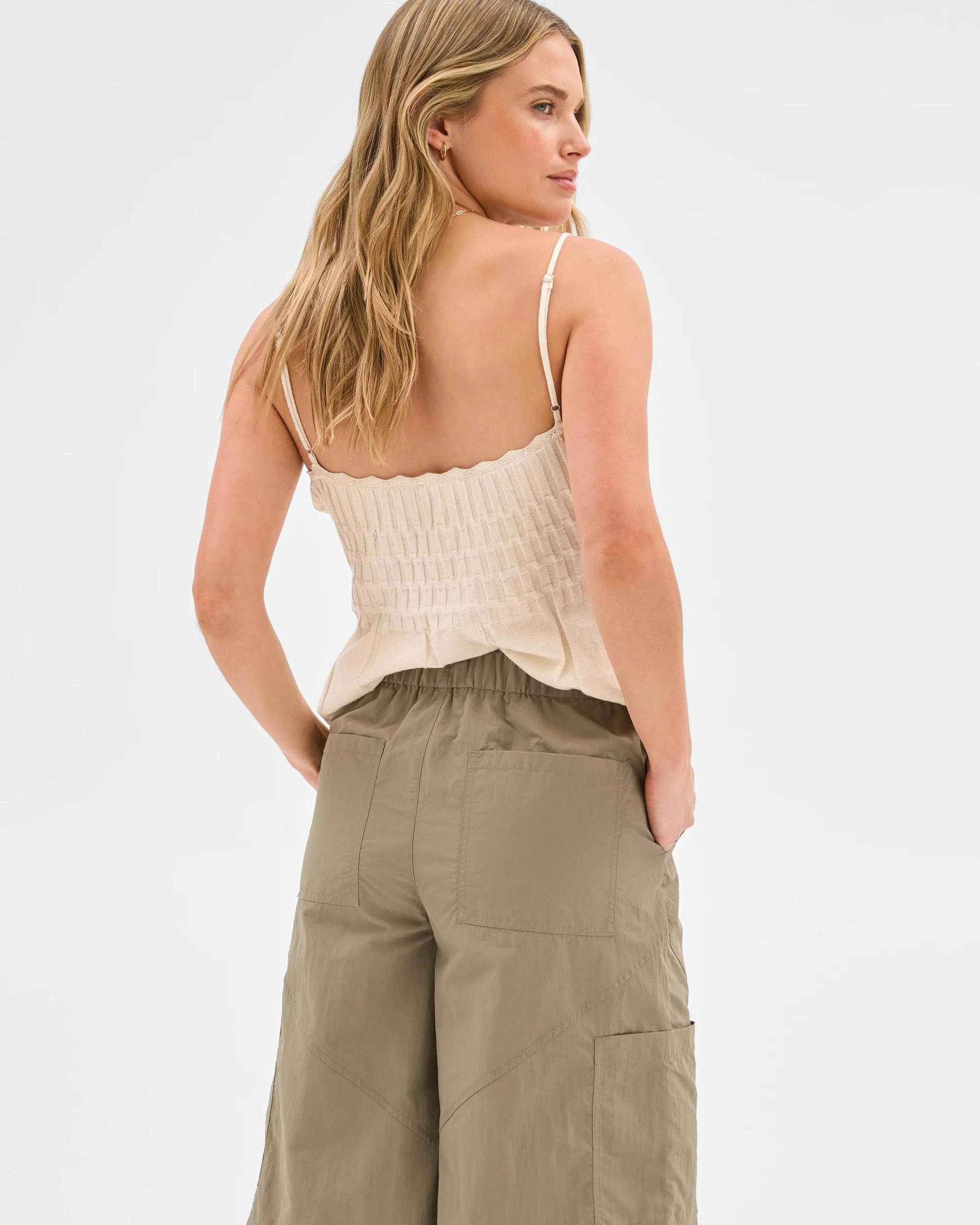 5 Lily Loves Technical Cargo Shorts SMOKEY OLIVE, 5 of 6