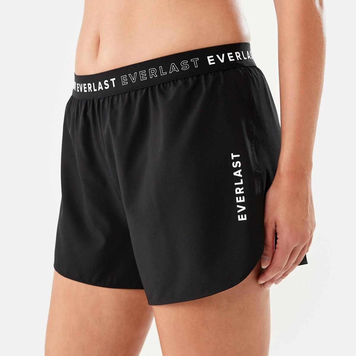 2 Everlast Womens Woven Shorts EVERLAST BLACK, 2 of 7