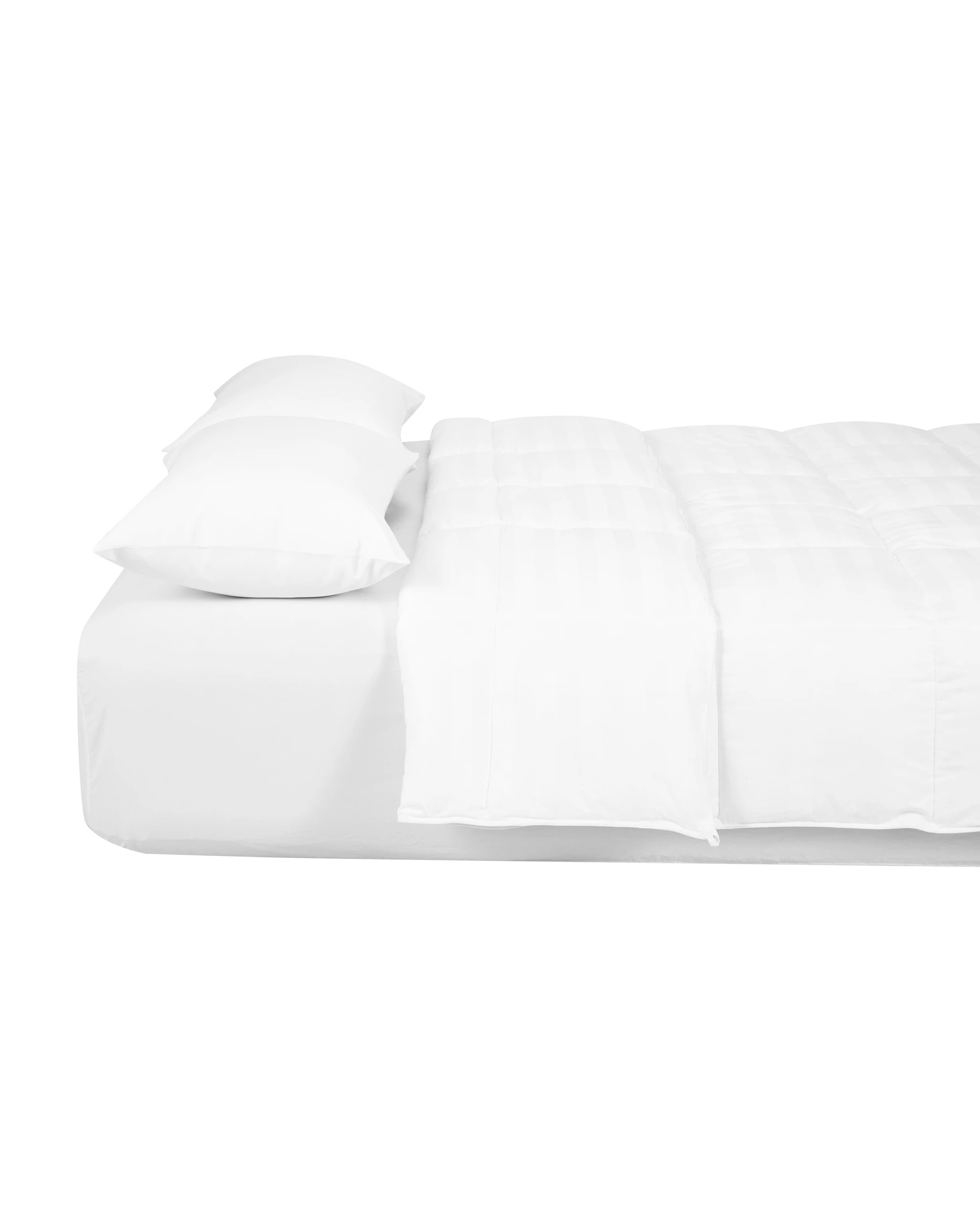 5 Memory Fibre Quilt - Queen Bed, White, 5 of 5