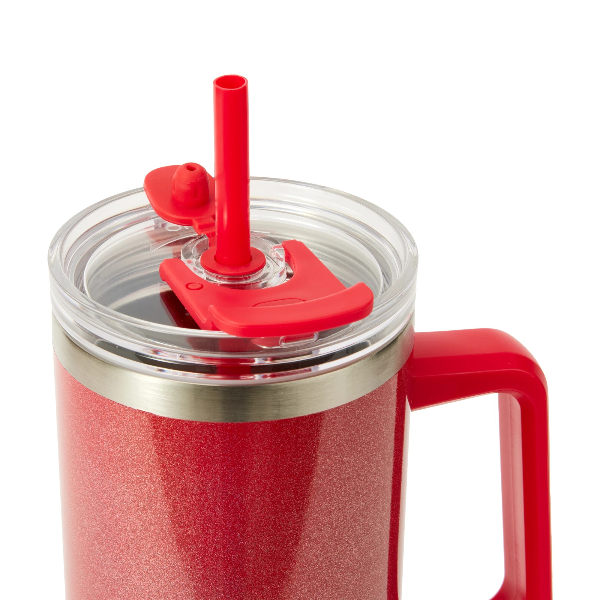 4 1.18L Pearl Red Jumbo Tumbler with Handle, 4 of 7