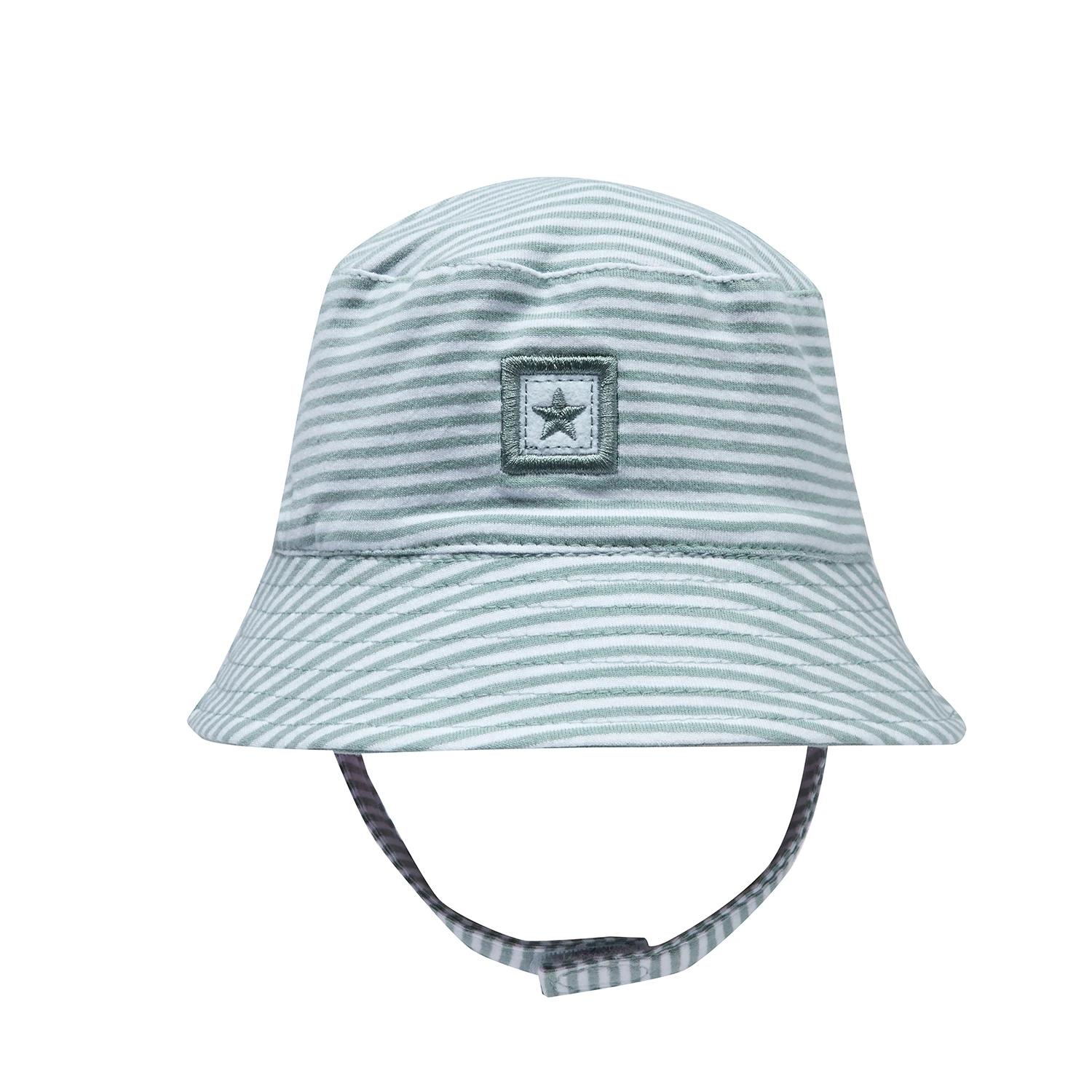 2 Snugtime Stipe Jersey Bucket Hat, Greenstripe Small GREEN, 2 of 6
