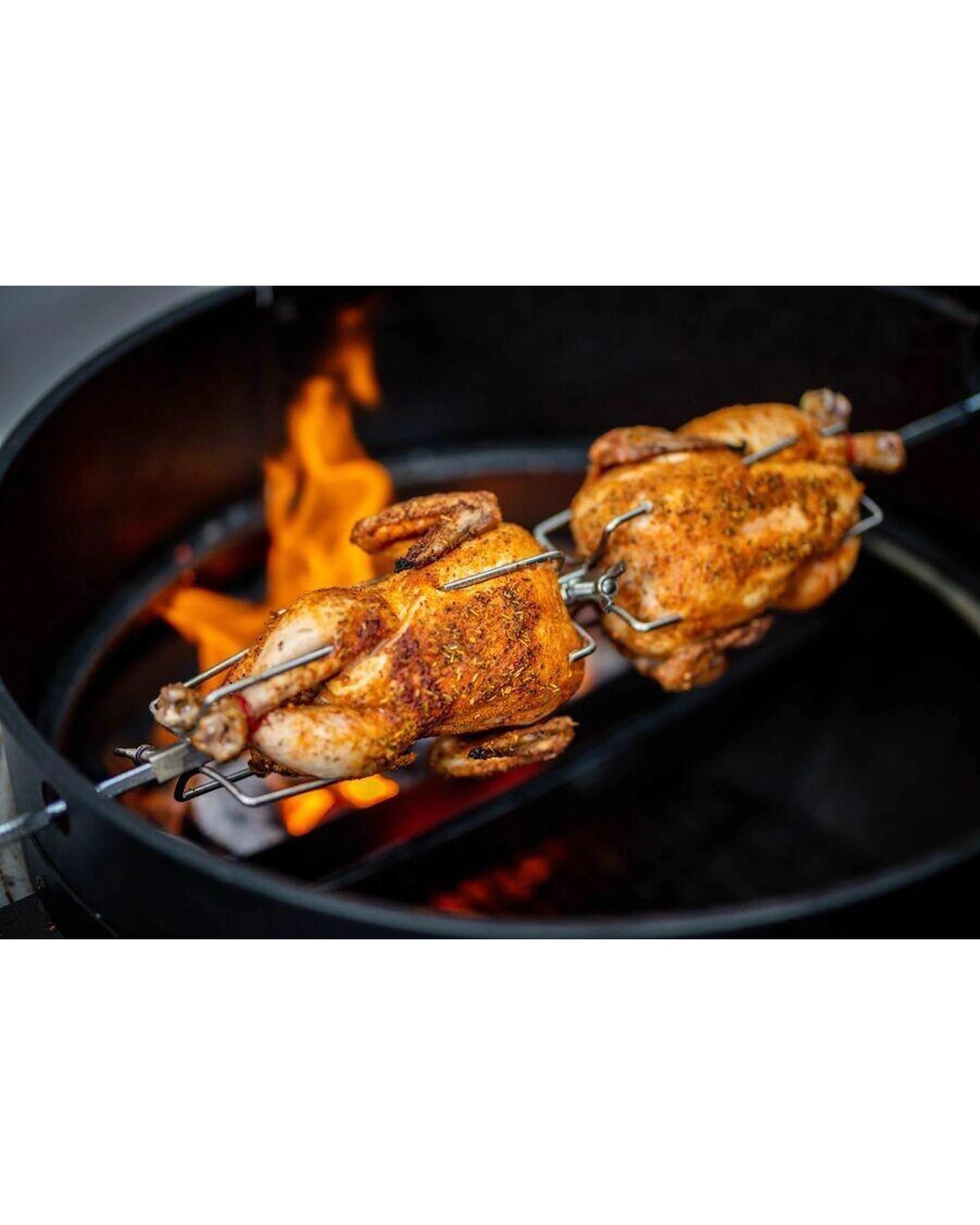 7 Flaming Coals Double Ended Rotisserie Fork and Prong - 10mm Square, 7 of 9