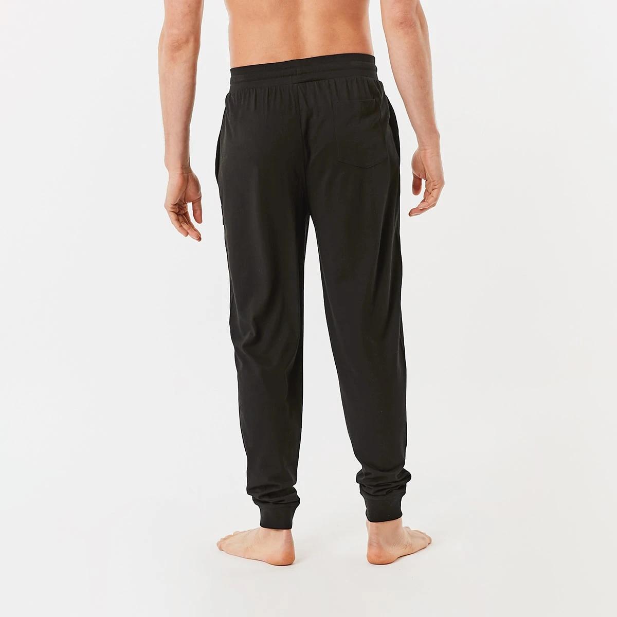3 Ribbed Waist Joggers Black, 3 of 5