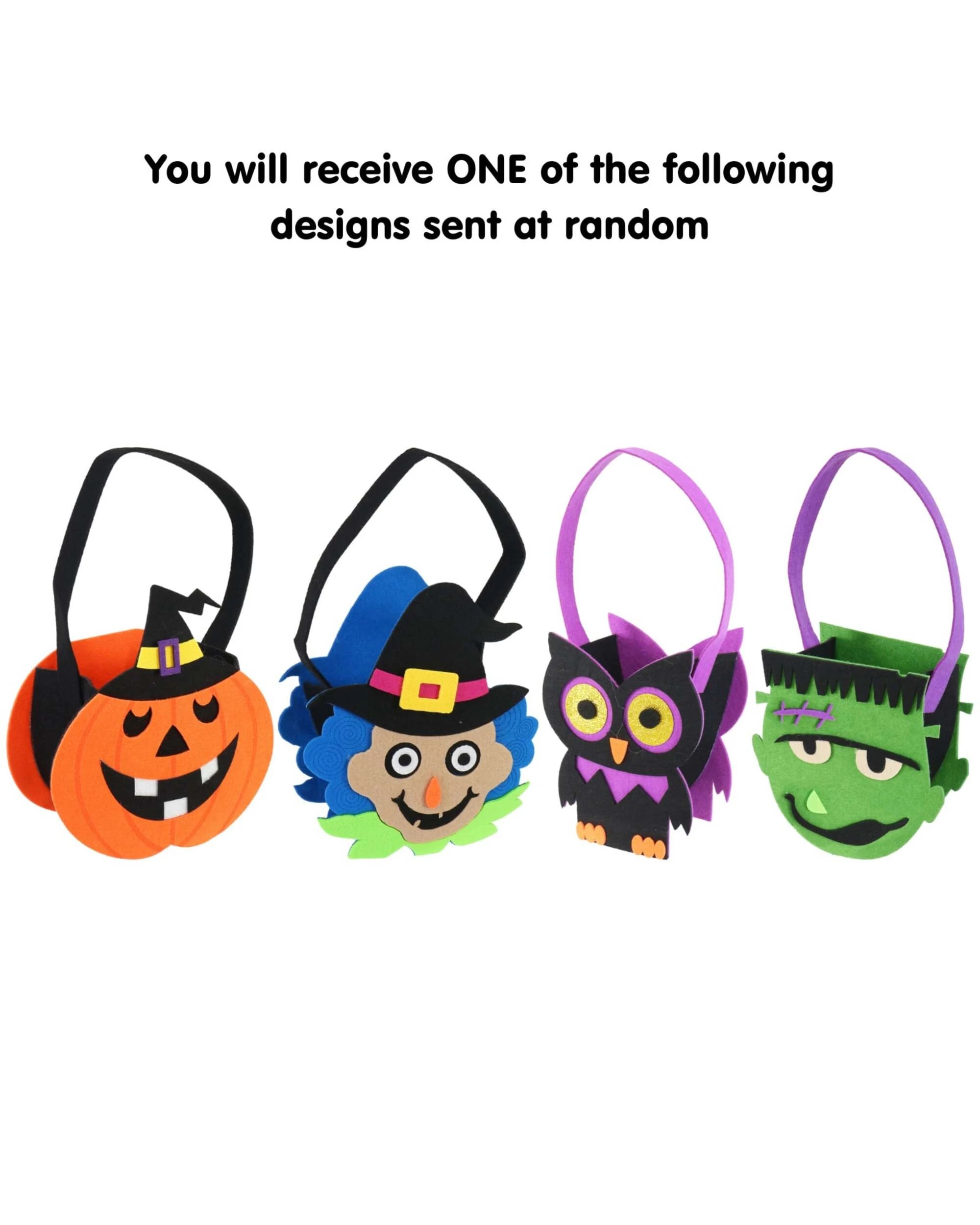 1 Uncle Bills Mini Trick or Treat Character Bag - Assorted, 1 of 2