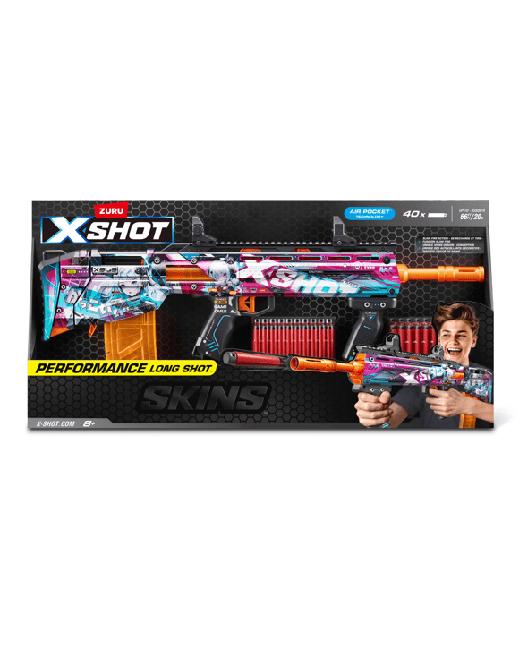 Zuru XSHOT Skins Pro Series Anime Long Shot Blaster Kmart