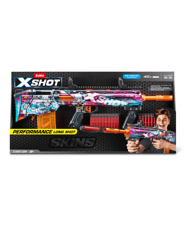 Zuru XSHOT Skins Pro Series 1 Anime Long Shot Bla