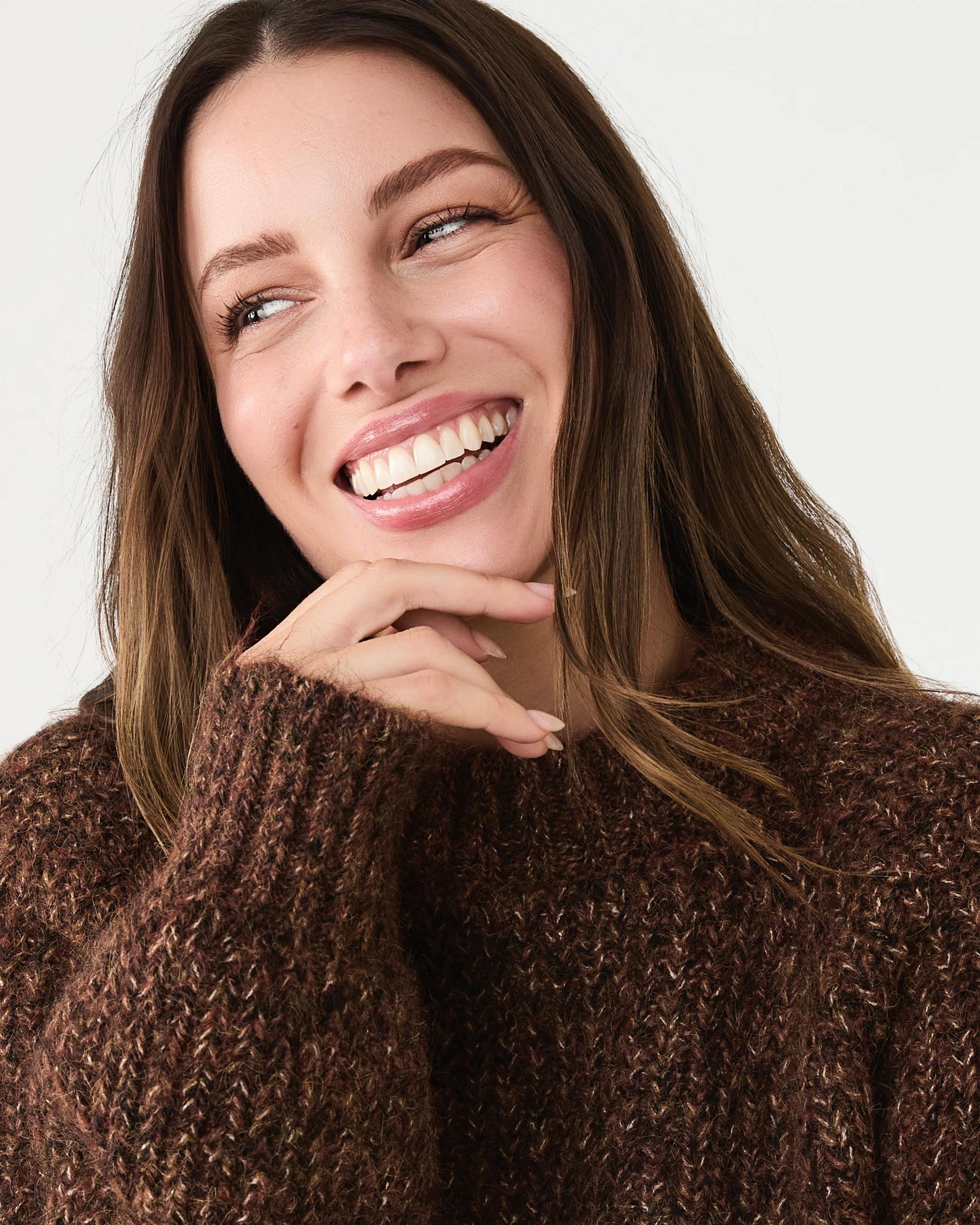 4 Balloon Sleeve Jumper Brn Clove, 4 of 7
