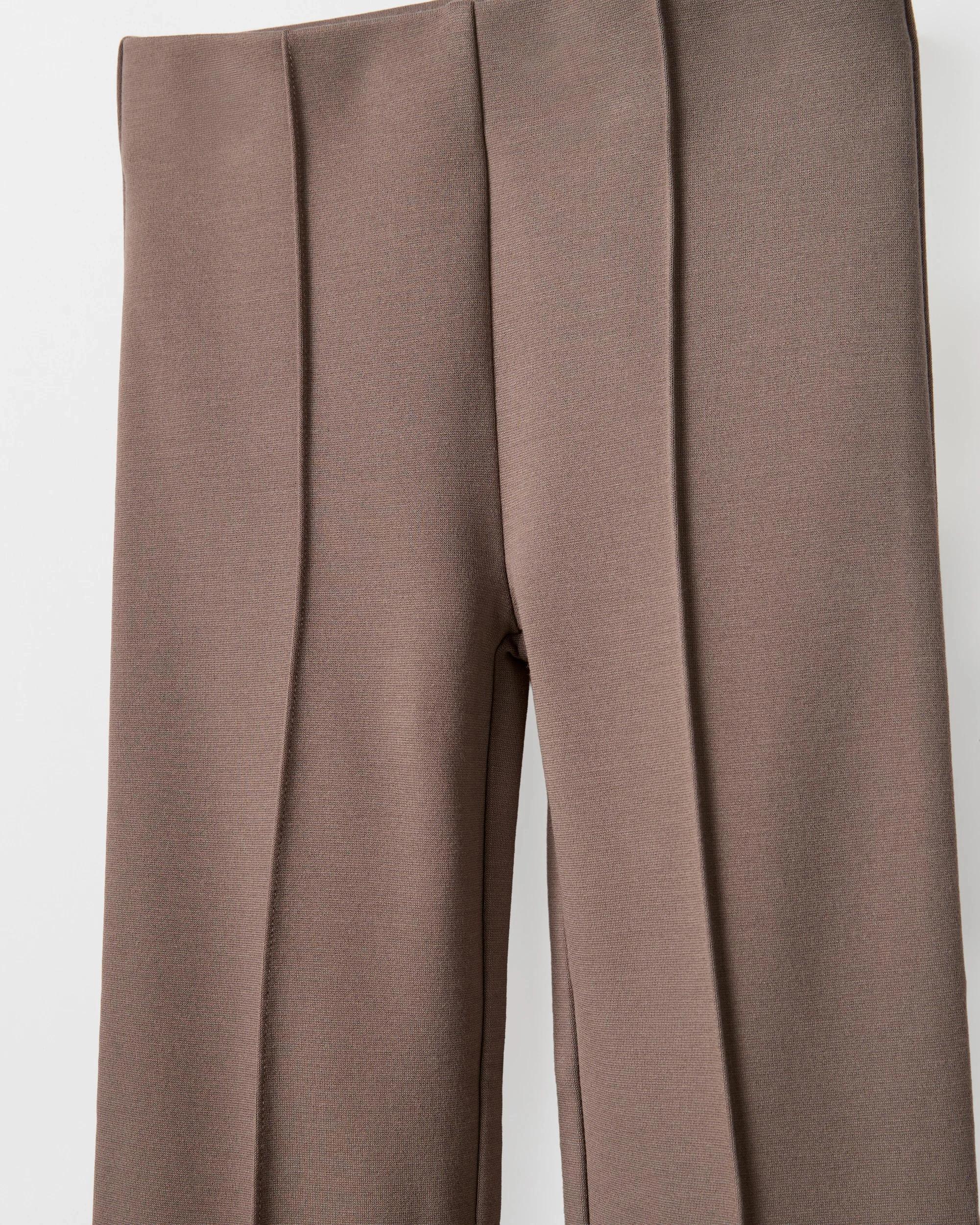 2 Target Kids Ponte Flare Leggings BROWN, 2 of 2