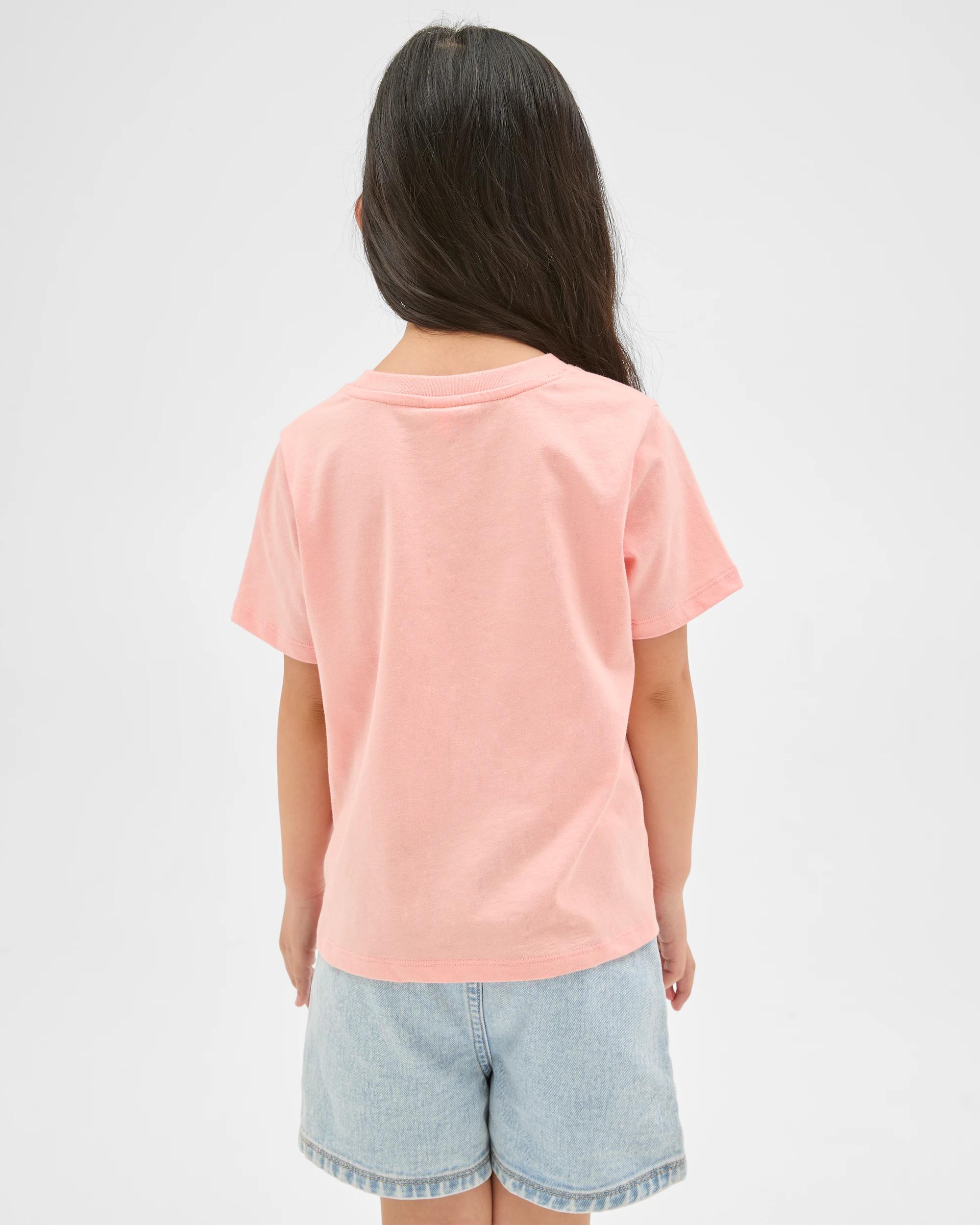 4 Target Kids Australian Cotton 3 Pack T-Shirts CORAL STRIPE, 4 of 9