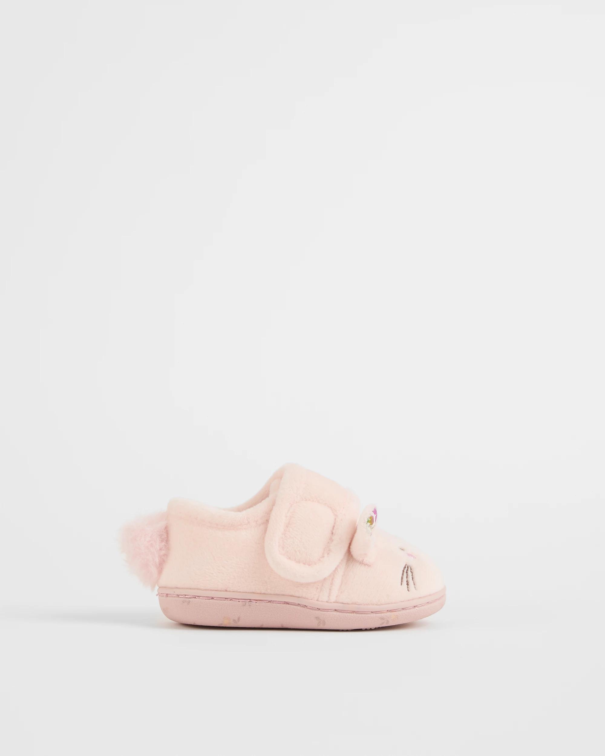 1 Target Baby Baby Novelty Tab Bunny Slippers PINK, 1 of 3